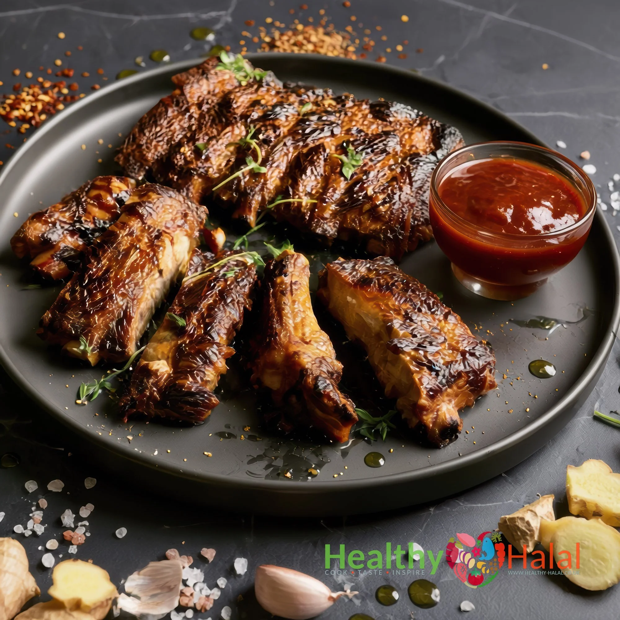 Asian Influence Lamb Spare Ribs - Healthy Halal