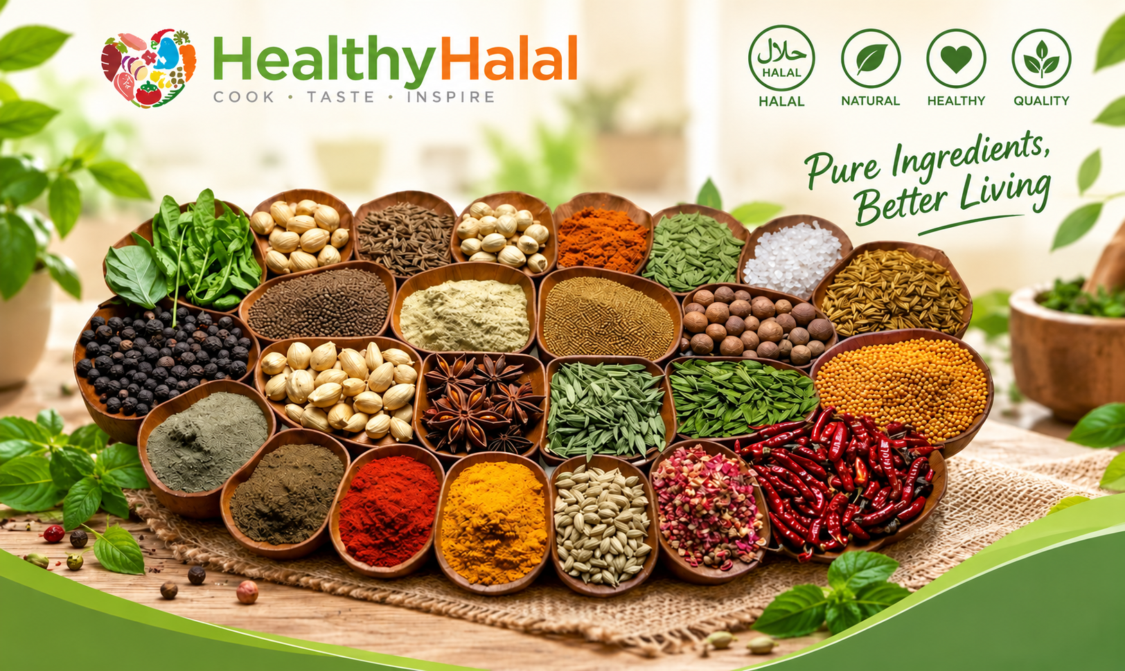 Selection of Spices & Herbs