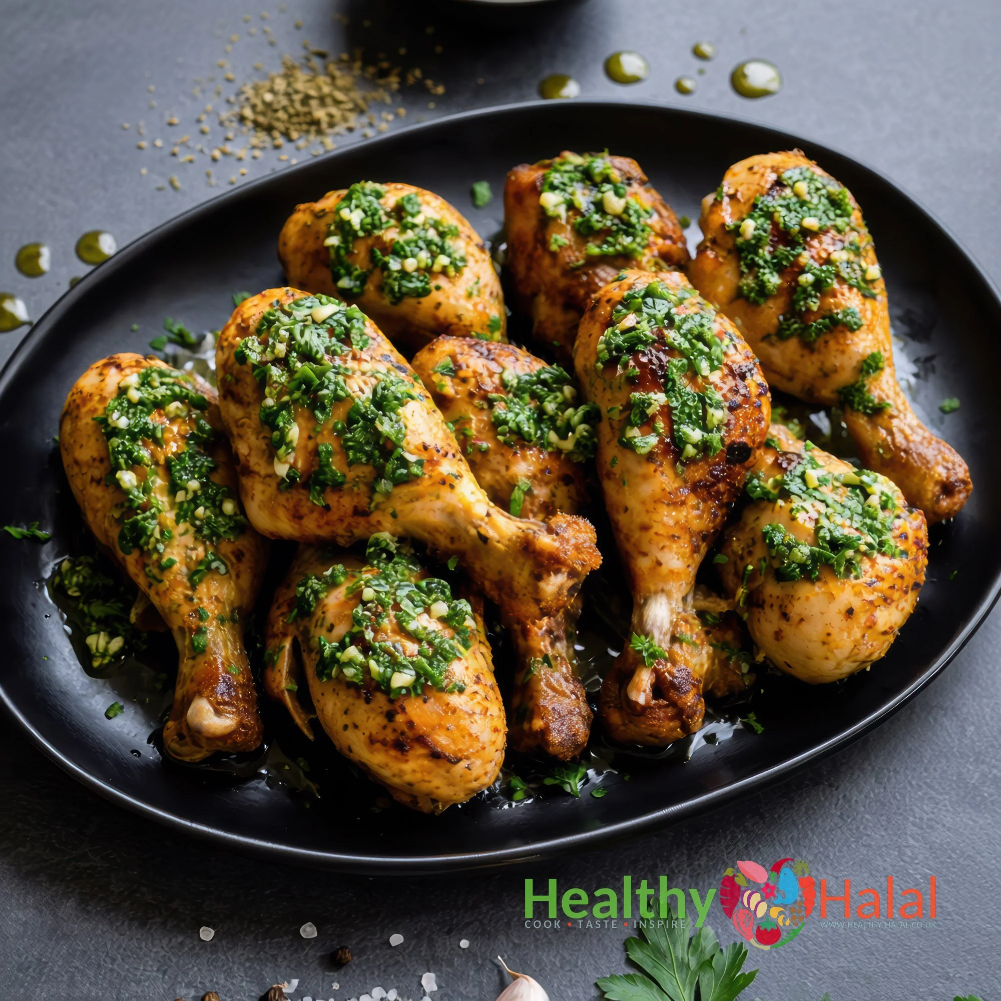 Etchmi Herb & Tangy Blast Chicken Drumsticks - Healthy Halal