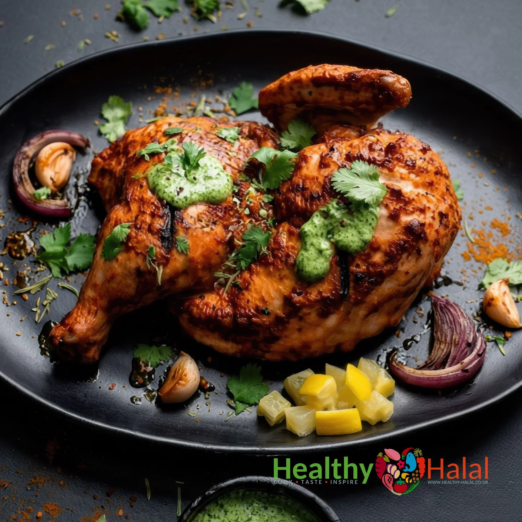 Brazilian Burst Half Chicken - Healthy Halal