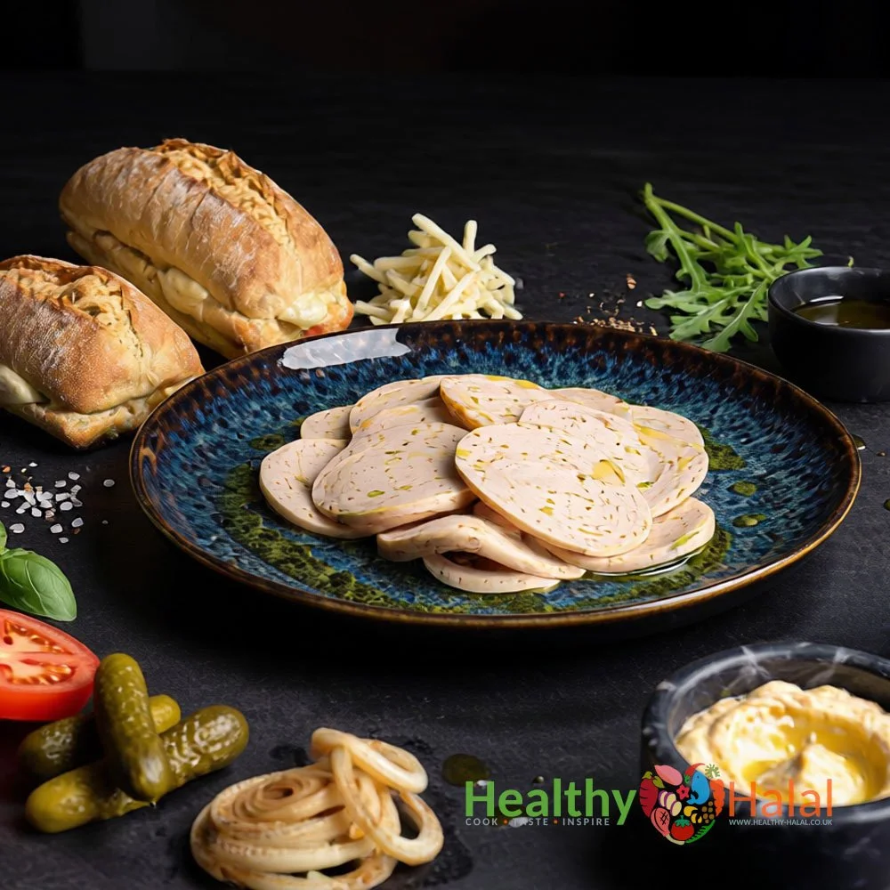 Halal Chicken & Beef Garlic Salami - Healthy Halal
