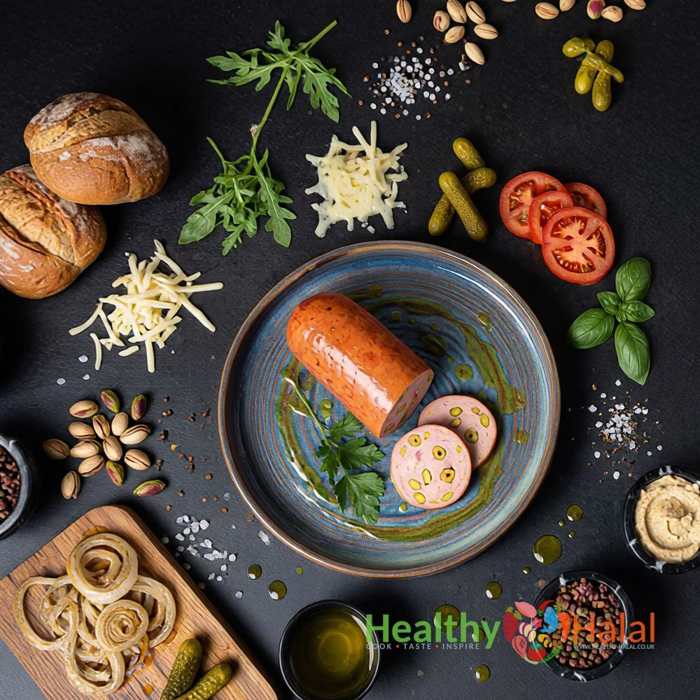 Halal Chicken & Pistachio Salami