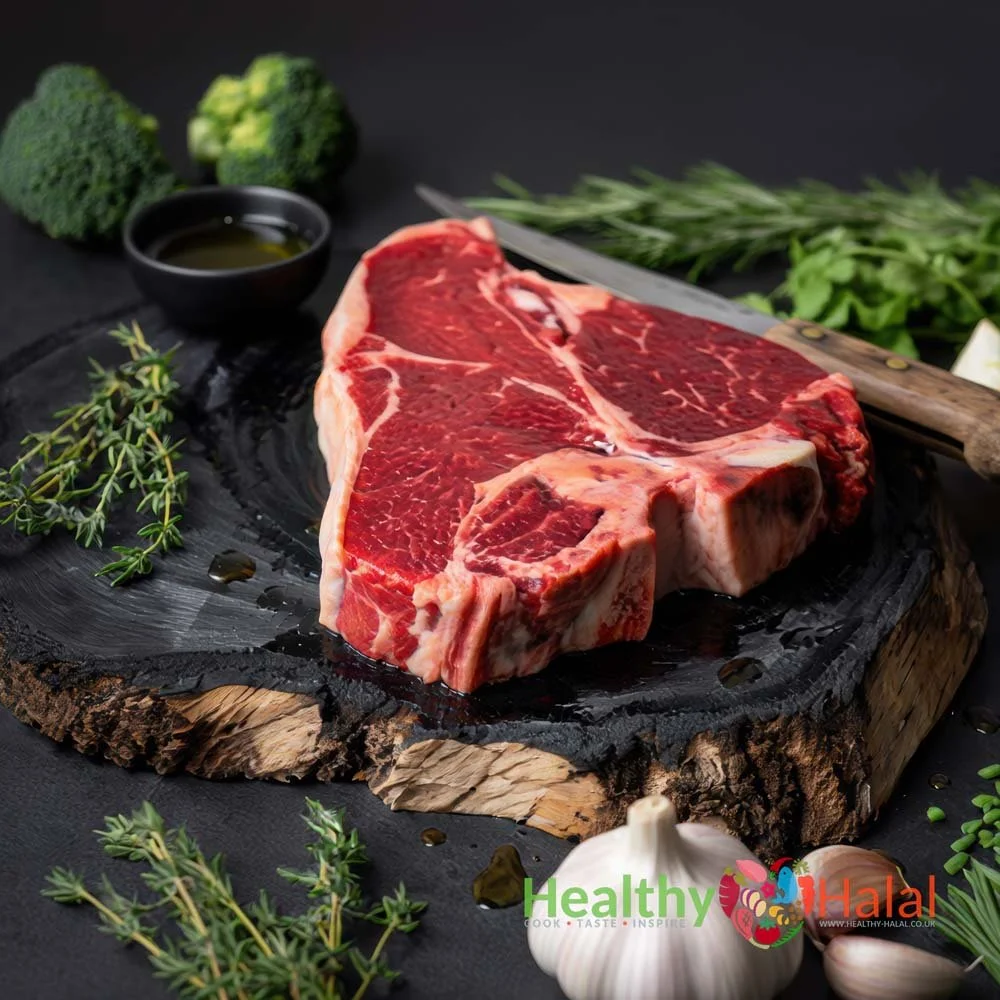Angus Beef Porterhouse Steak - Healthy Halal