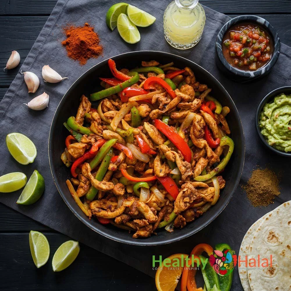 Chicken Fajita Strips - Healthy Halal