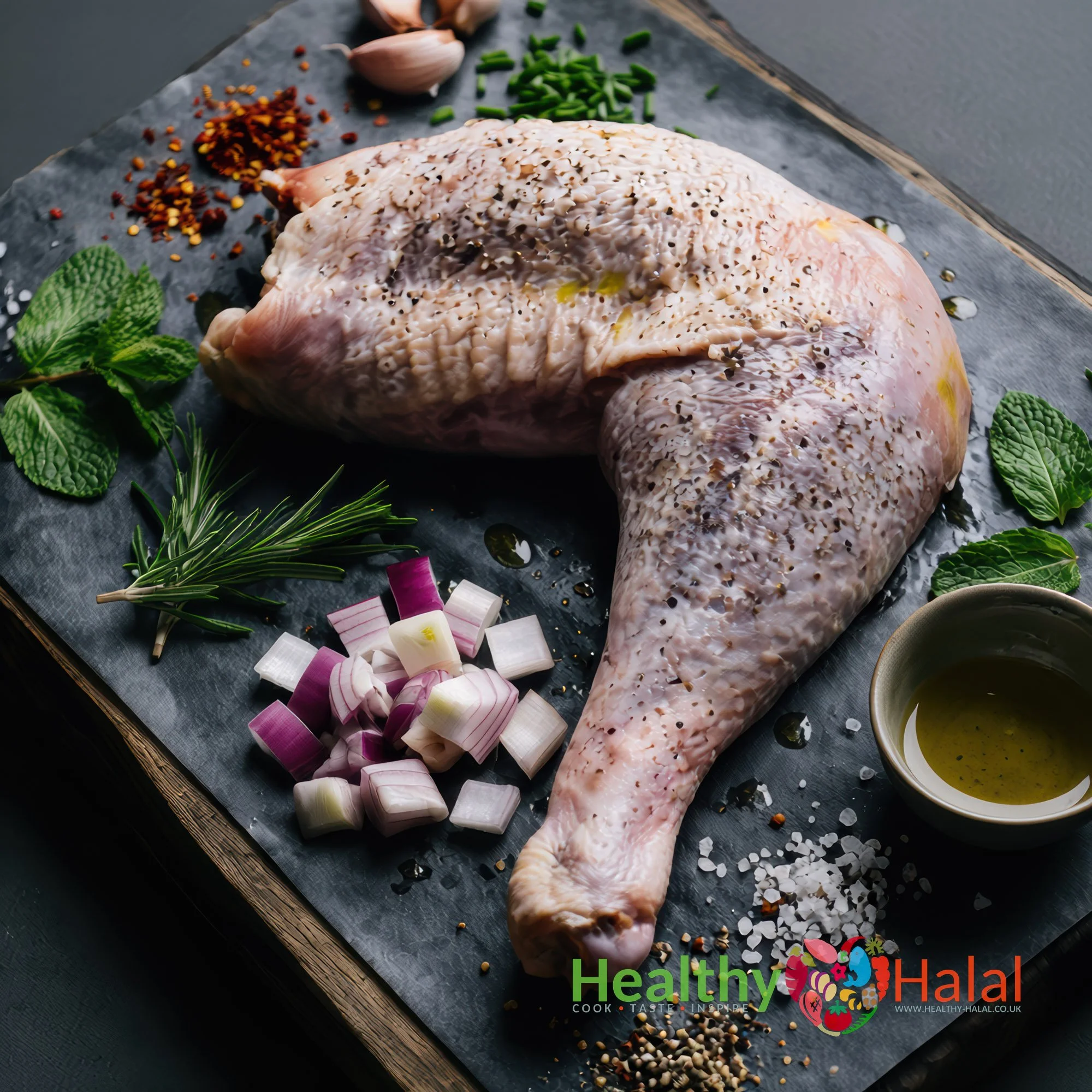 Halal Whole Turkey Leg - Healthy Halal