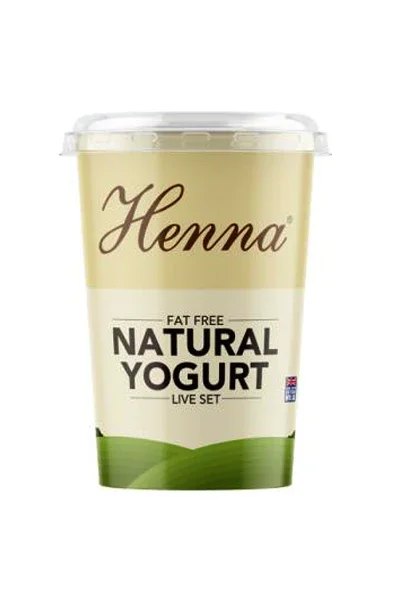Henna Natural Yogurt, Fat Free