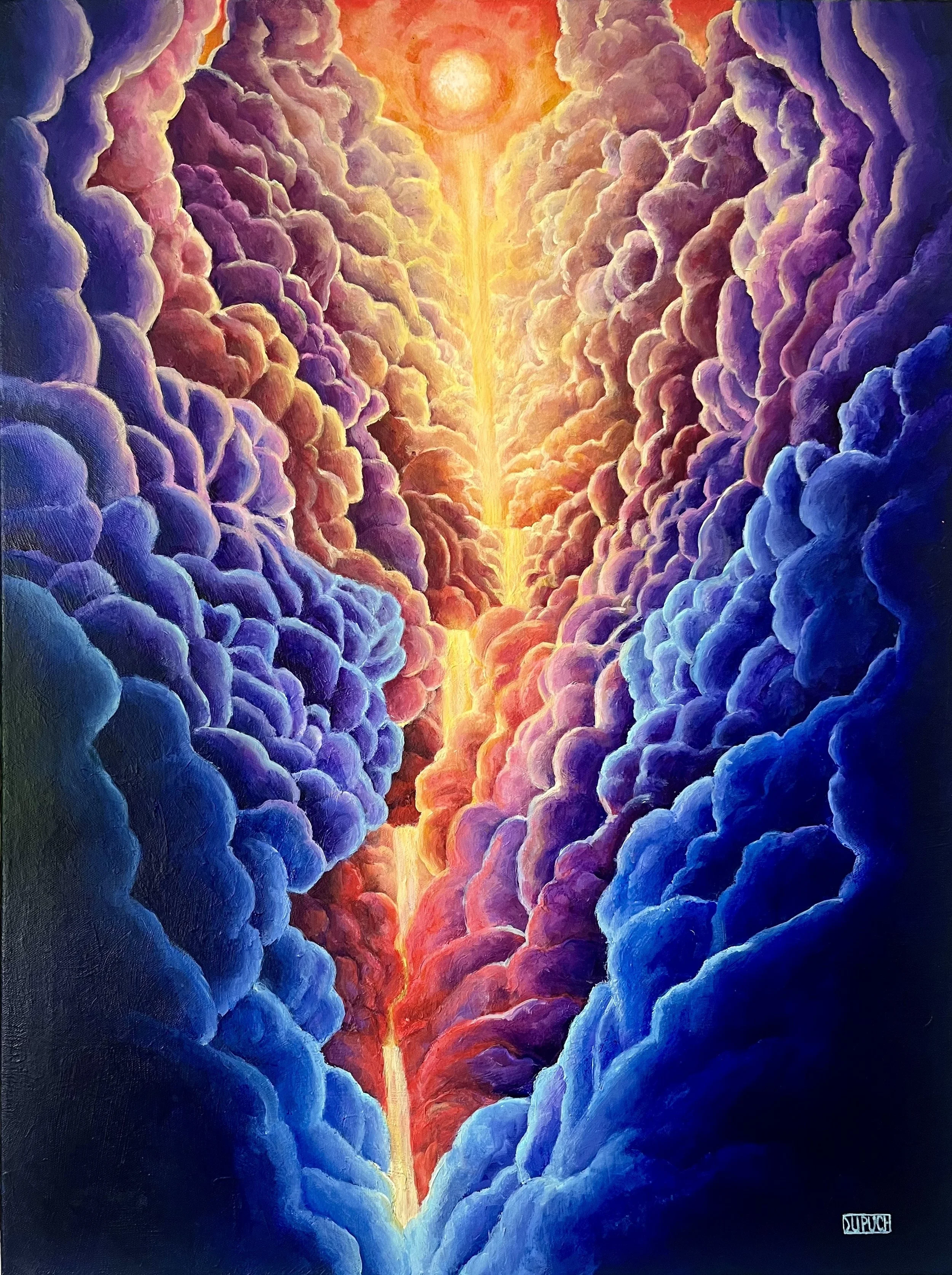  La faille - 80×60 - Acrylique sur toile Mars 2026 DISPONIBLE 