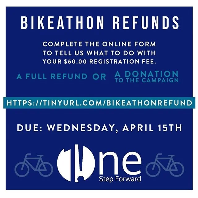 Bikeathon Refunds! For those who were registered to participate in the Bikeathon this year (Scona and Non-Scona) and had paid their $60.00 registration fee are able to receive a full refund or donate their registration fee. Please use this link to te
