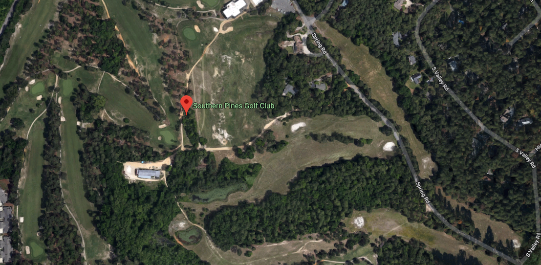 The abandoned “LIttle Nine” is on the right