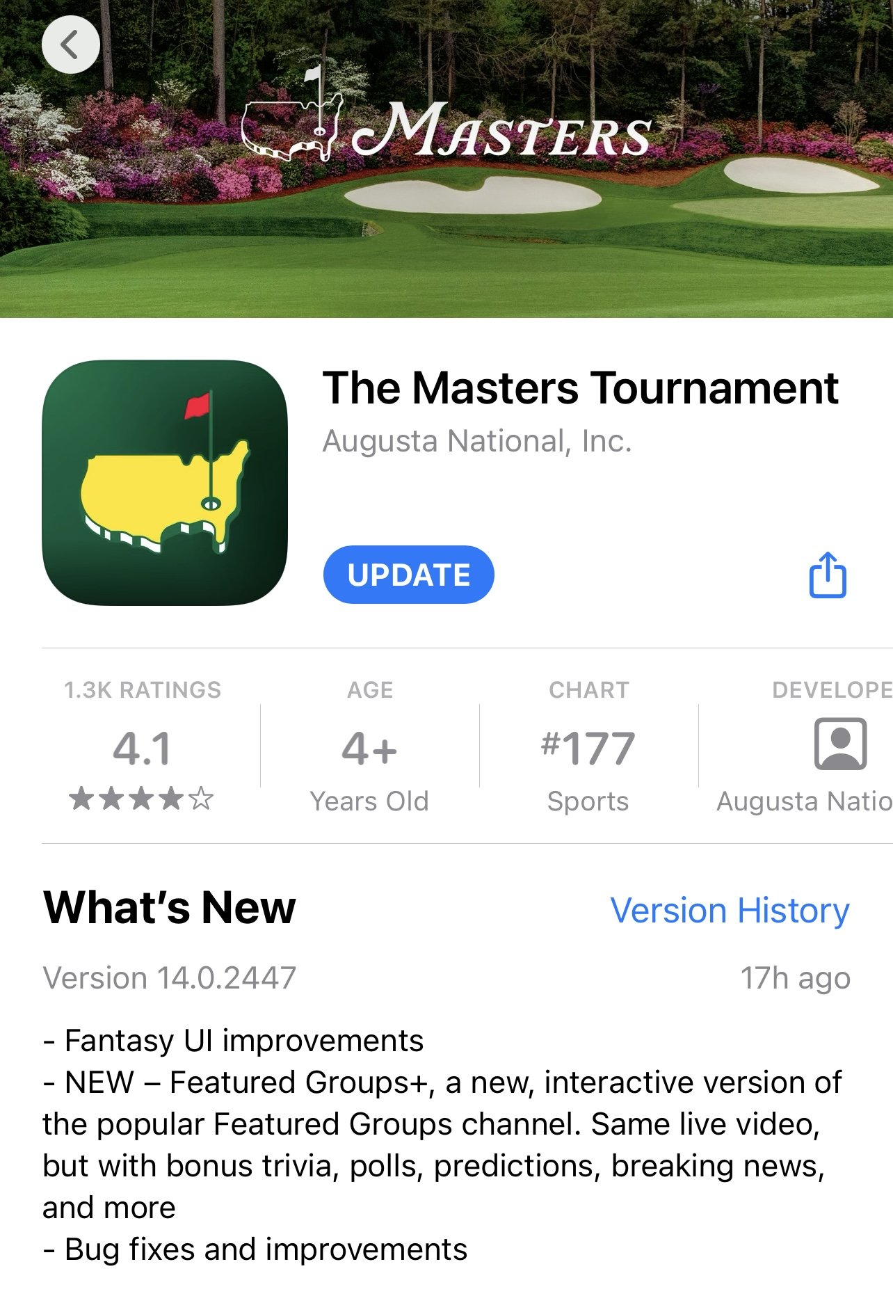 2022 Masters App Is Live And Ready To Be Updated — Geoff Shackelford