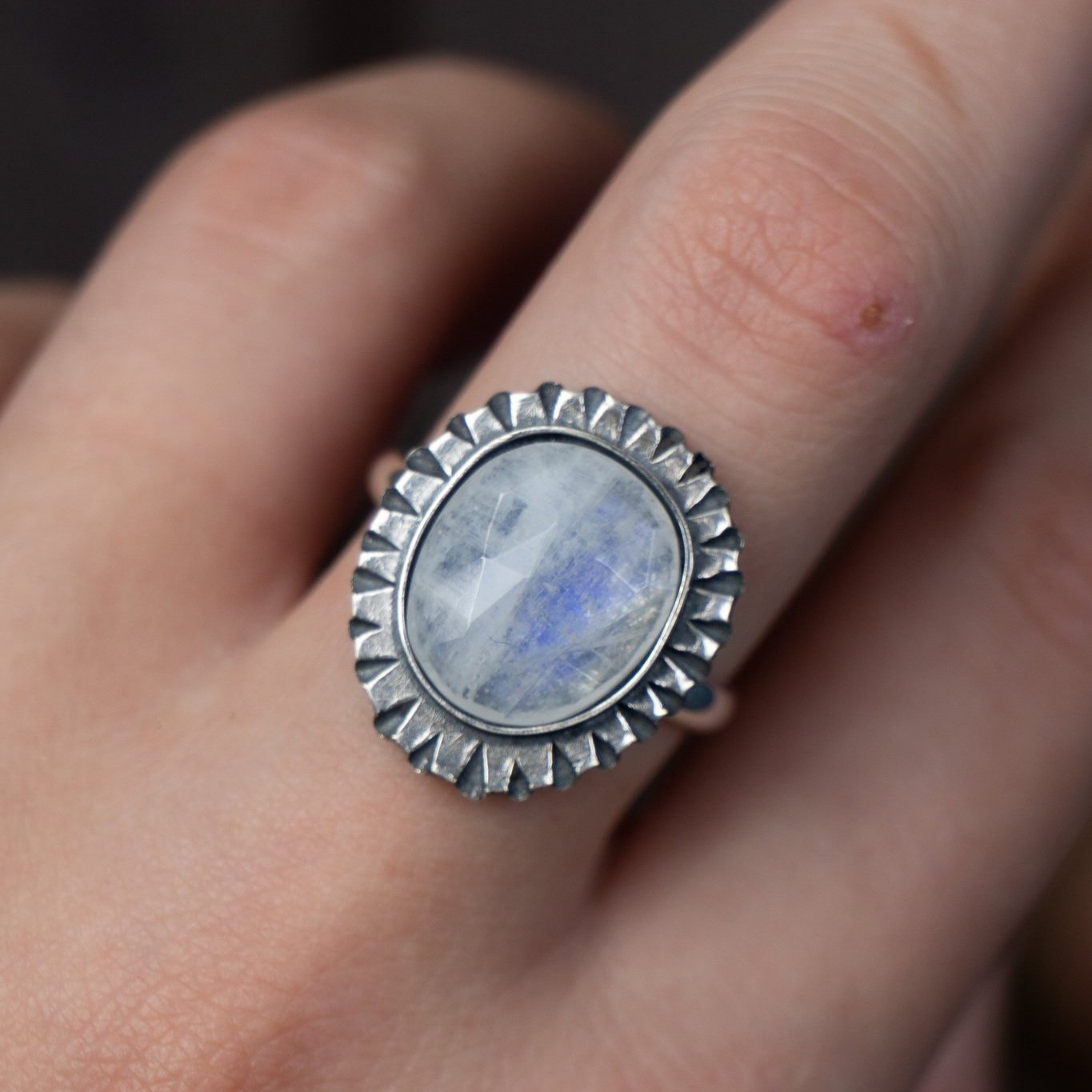 Rainbow Moonstone Ring, Wire Wrap Ring, Sterling Silver Ring, Antiqued  Finish, Size 8 Ring, Wire Wrap Jewelry,moonstone Jewelry,boho Jewelry - Etsy