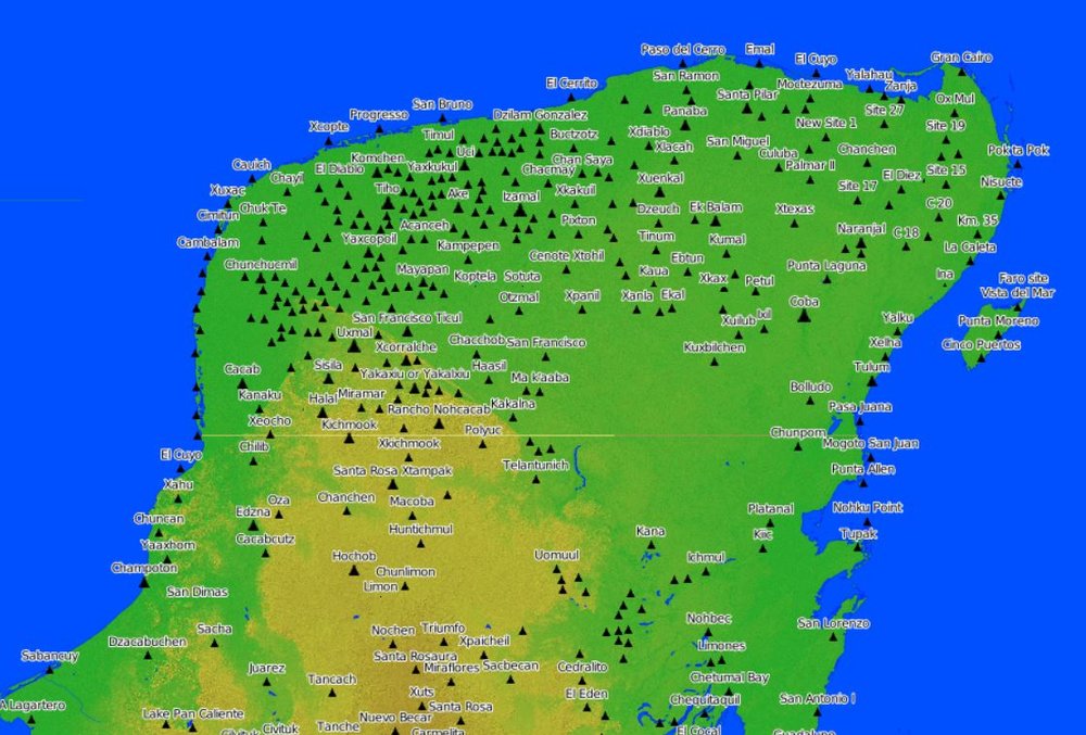 Mayan Ruins Yucatan Map Yucatán — Sandra Herber Photography