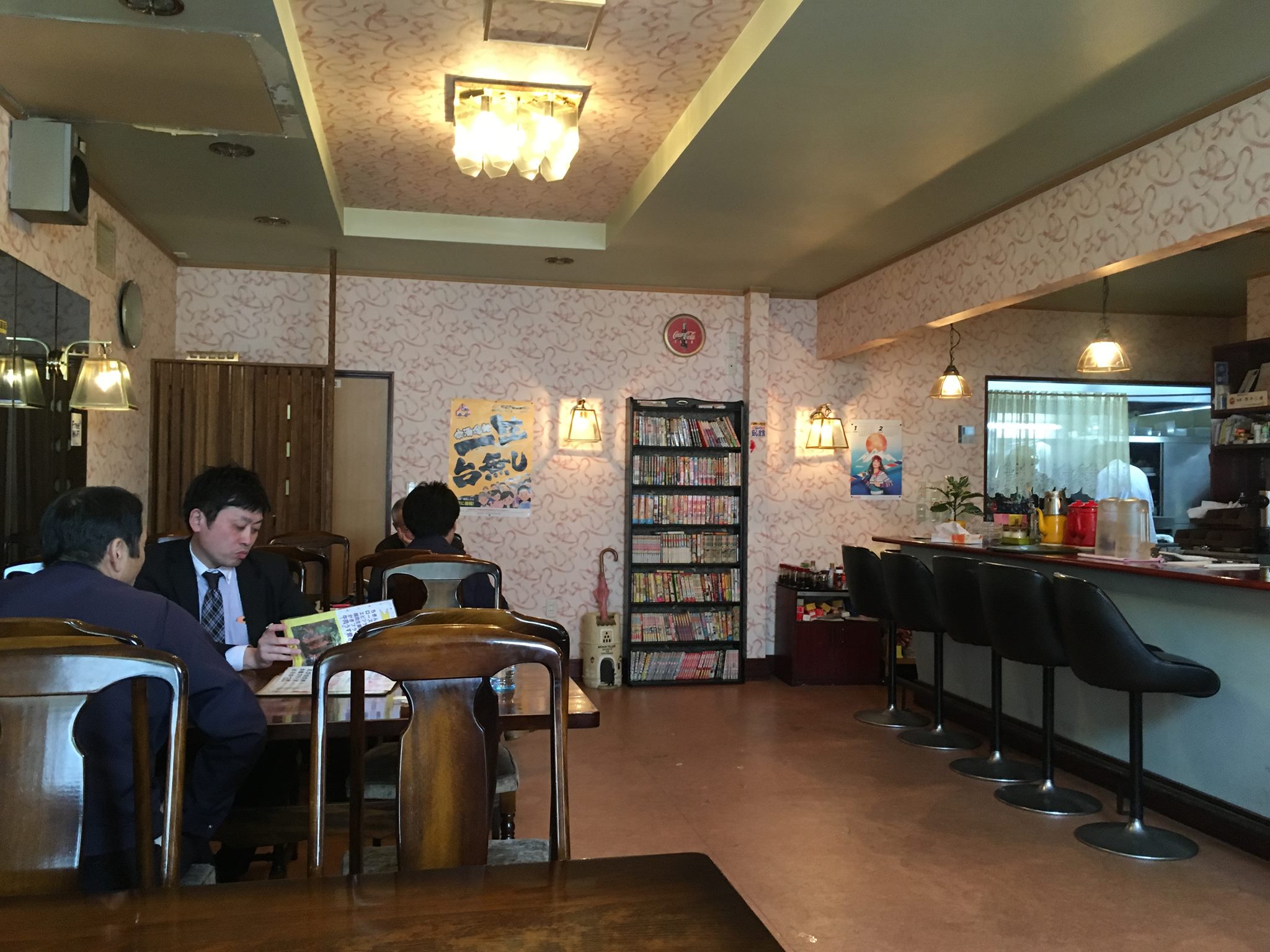 Local restaurant with a cool 70s vibe.