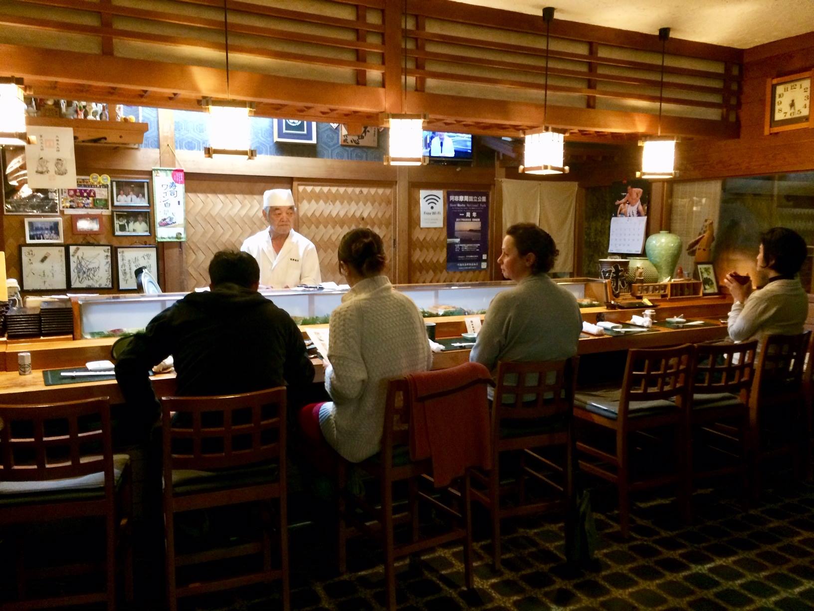 Wonderful sushi restaurant near Lake Kussharo (photo: Ulana Switucha)