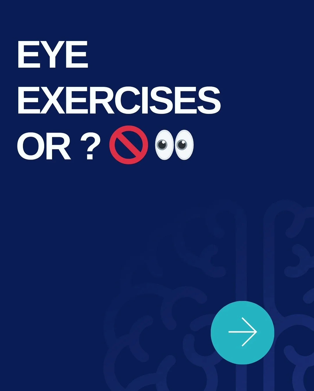 👀✨ Eye &ldquo;exercises&rdquo; aren&rsquo;t about bulking up your eyes like you would at the gym. It&rsquo;s rehab&mdash;helping your eyes move effortlessly, coordinate better, and correct issues that can happen after a concussion, too much screen t