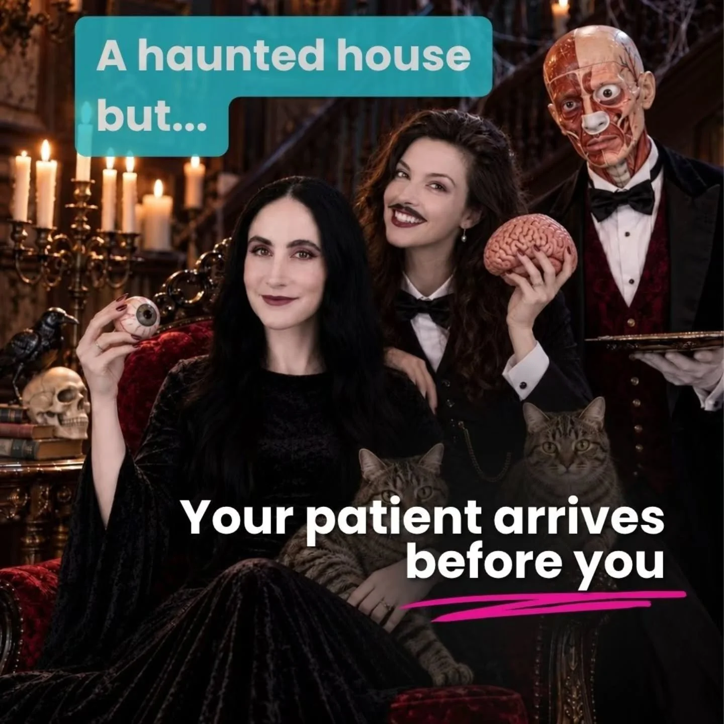 Haunted house, clinic edition 👻

So many horrors the Concussion Rehab family faces!

Can you relate??😬

#Halloween
#spooky
#hauntedhouse