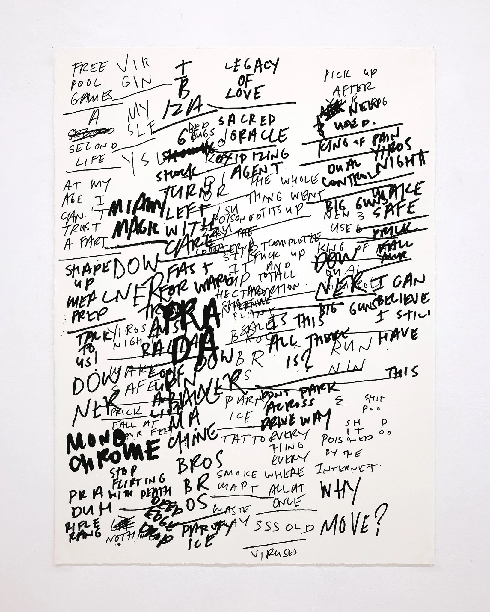 Chris Town 'WHY MOVE?' - Original Artwork