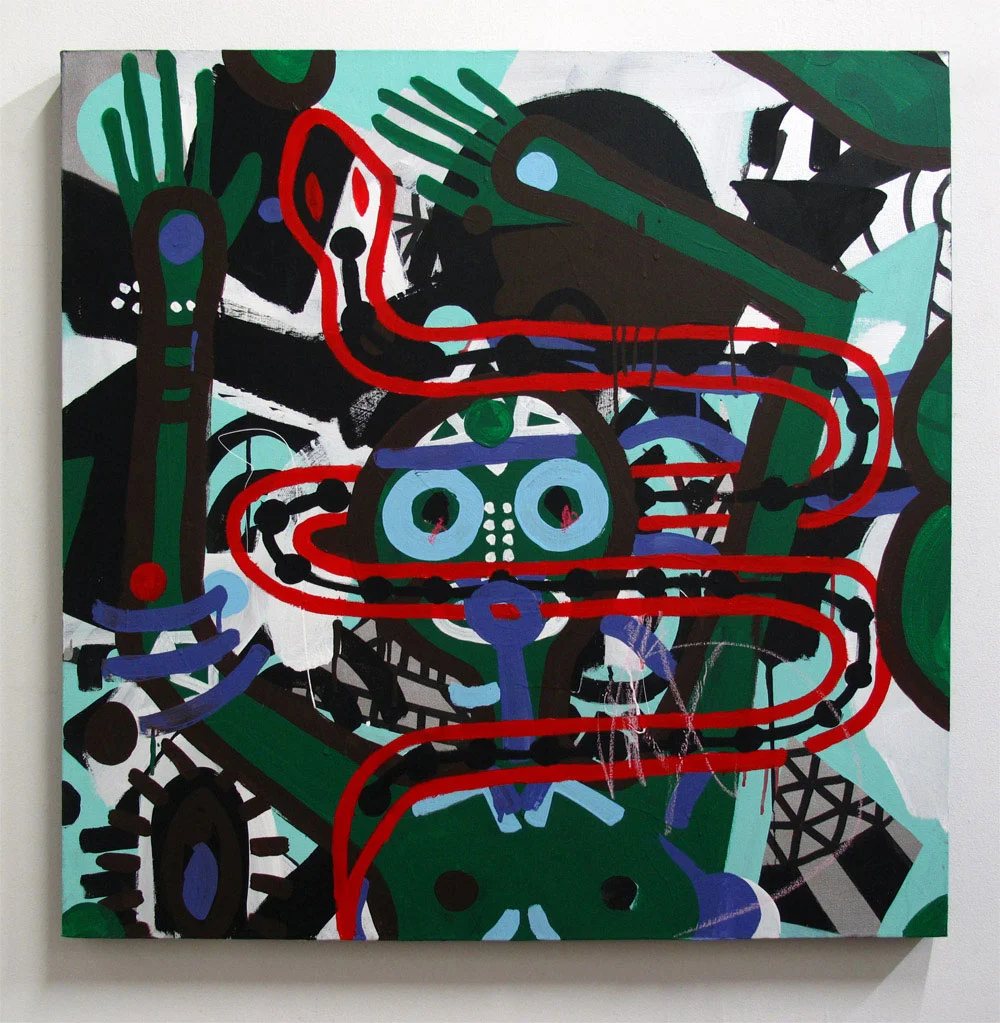 Quantum Dawn Acrylic on canvas 91cm x 91cm