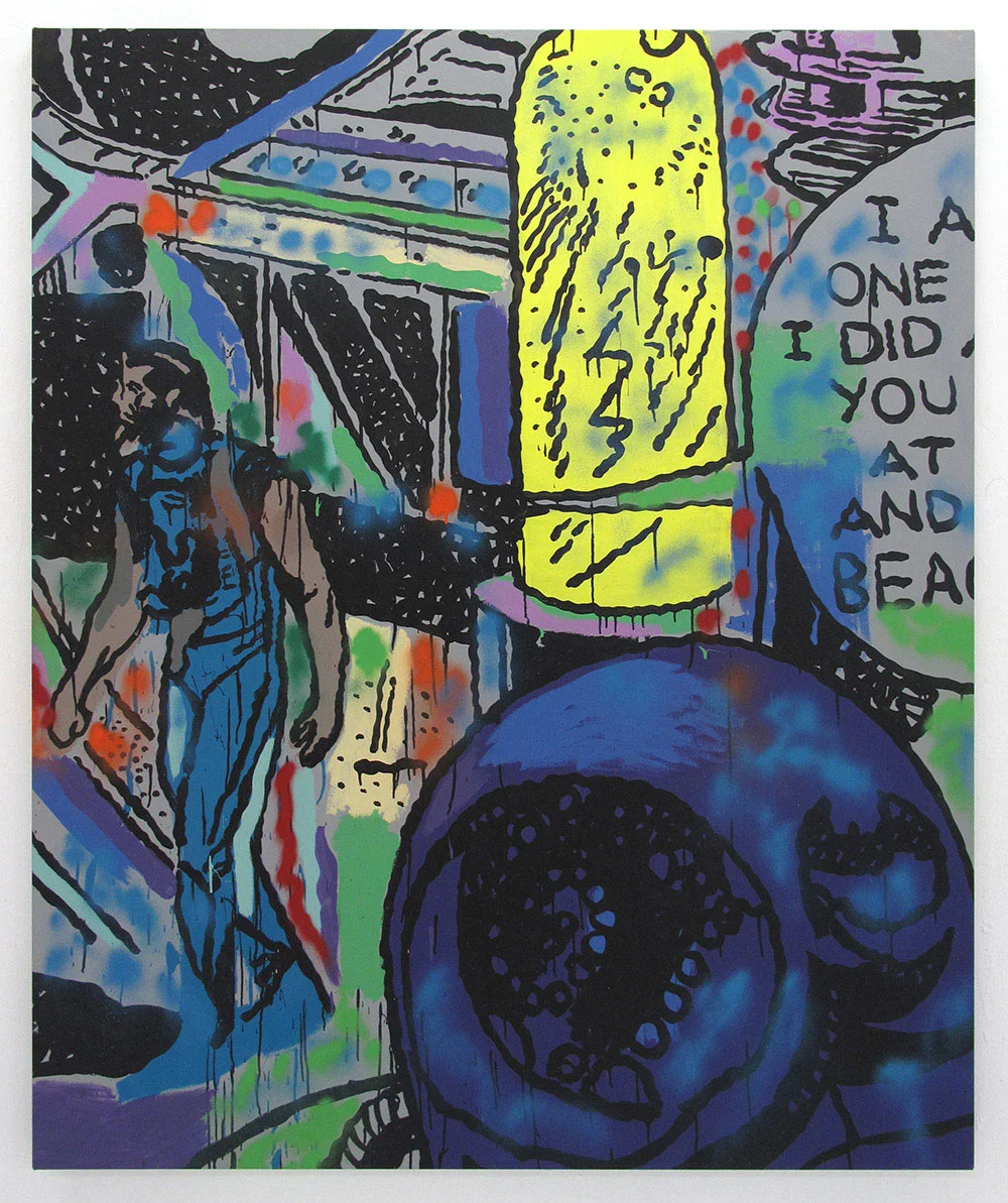 Dr Moon Acrylic on timber 152cm x 183cm
