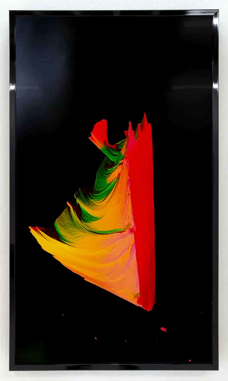 Shiny Black Orgy C-type print on aluminium composite panel - framed 72cm x 125cm