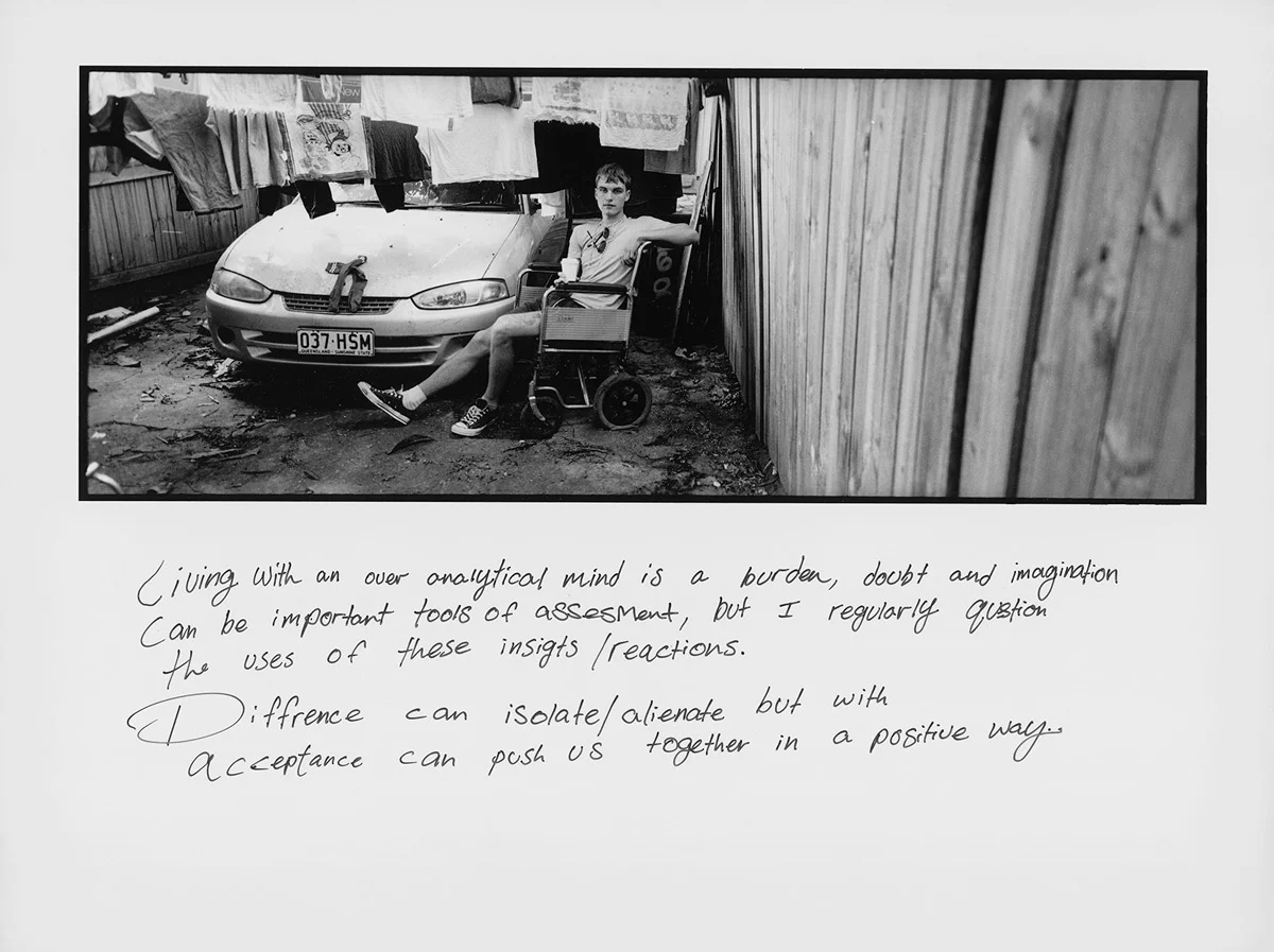 Julian Silver gelatin resin coated photographic print, hand embellished by images subject 49cm x 38.5cm