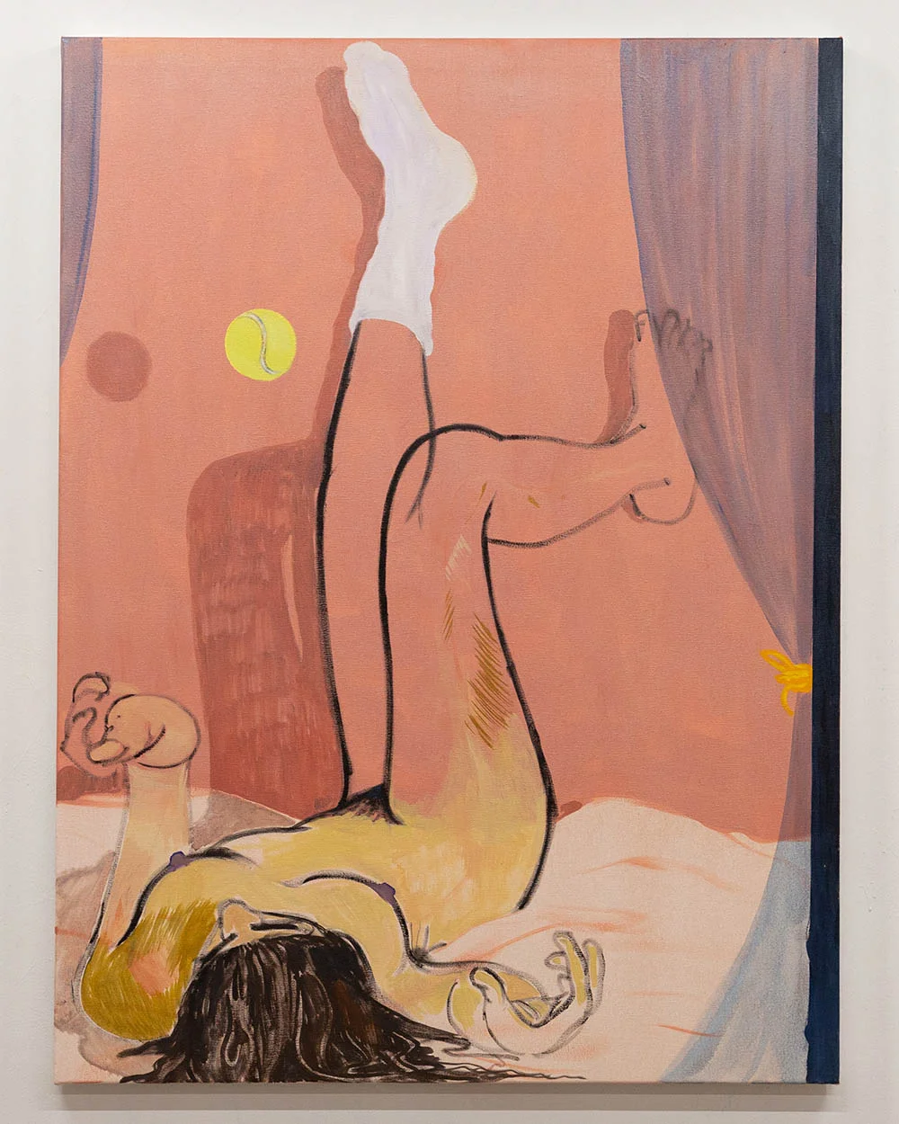 Sans serif pillow Oil on canvas 92cm x 122cm