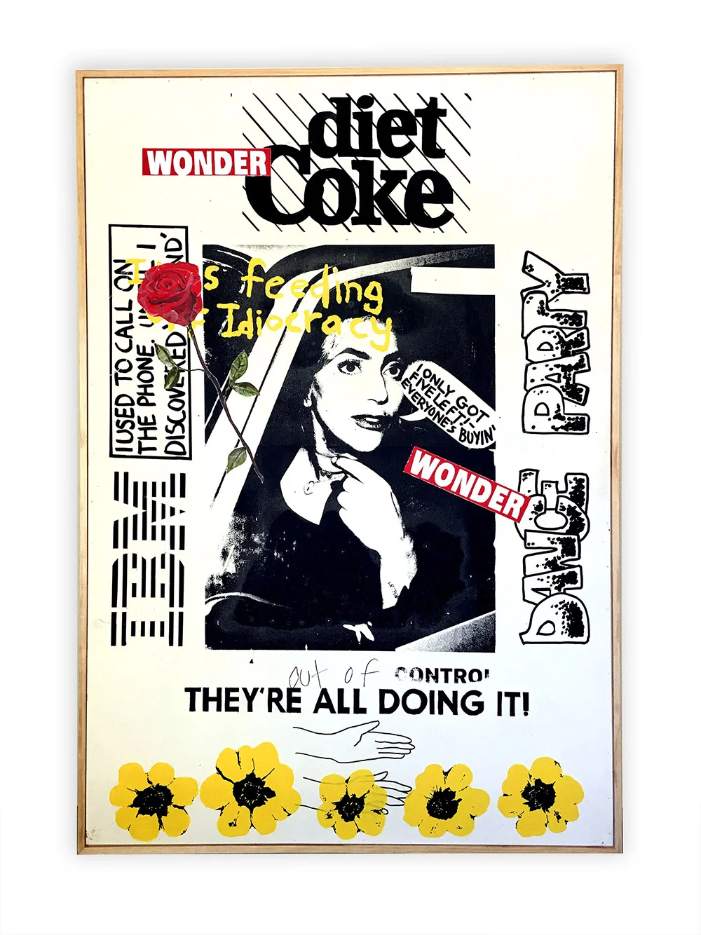 Fad Diet (photo by Banjo Mclachlan) Mixed media on mounted plywood 120cm x 180cm