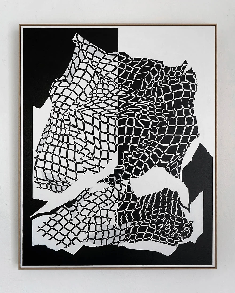 SLOWLY I Acrylic on Birch Ply 70cm x 87cm