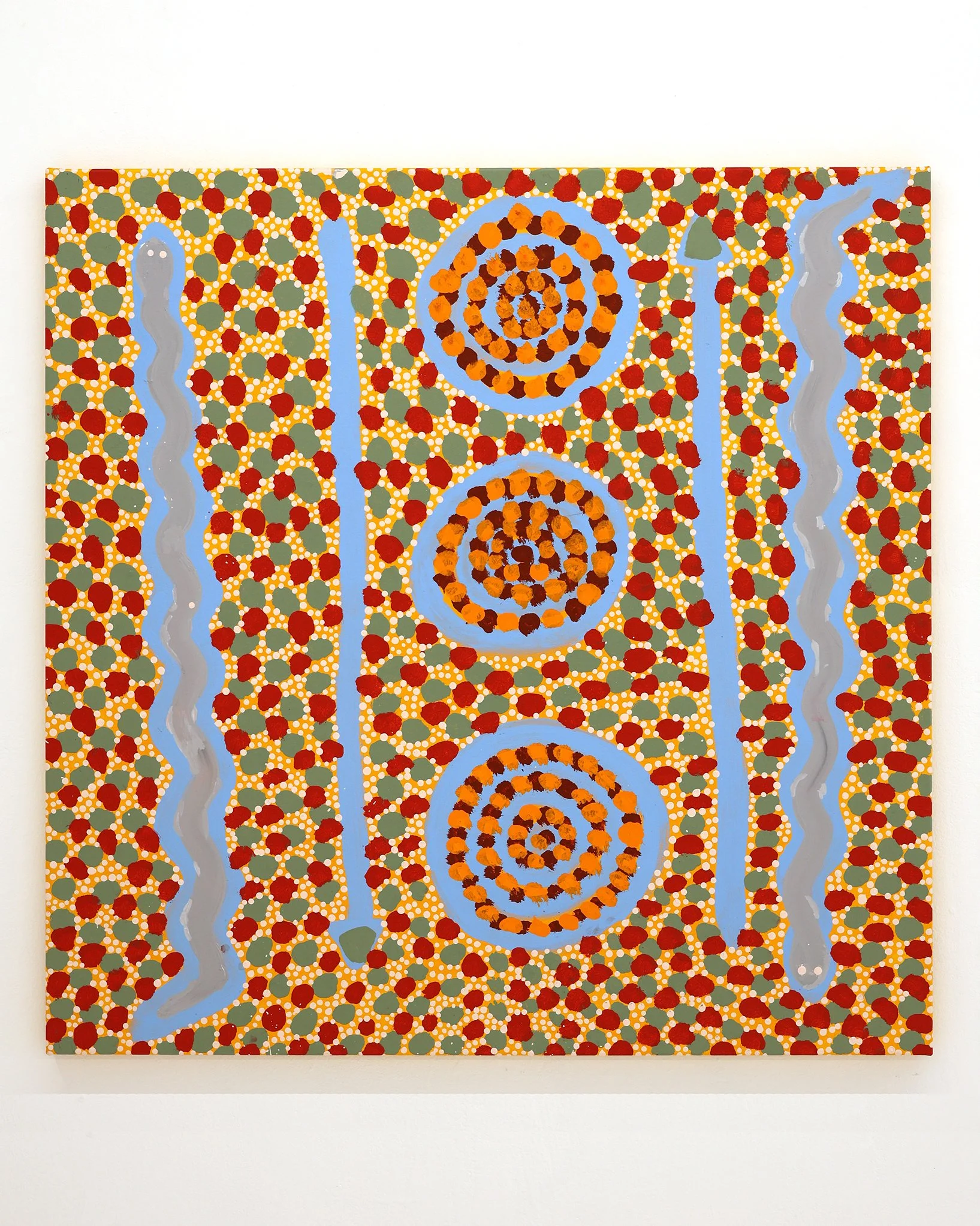 Keanu Nelson Tjakamarra 'Wanampi Tjurrkurpa'. Original artwork