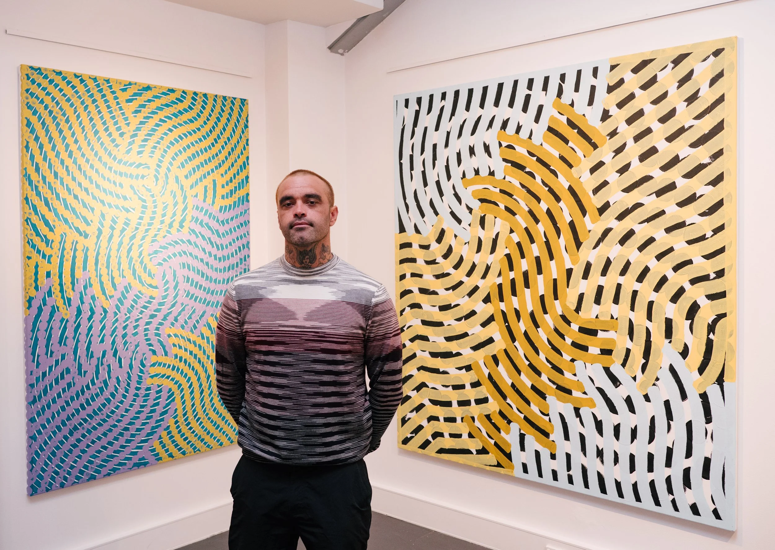 Otis Hope Carey ‘Ngilina nganyundiya muya-la’ (it’s in my breath/soul) - Bankstown Art Centre