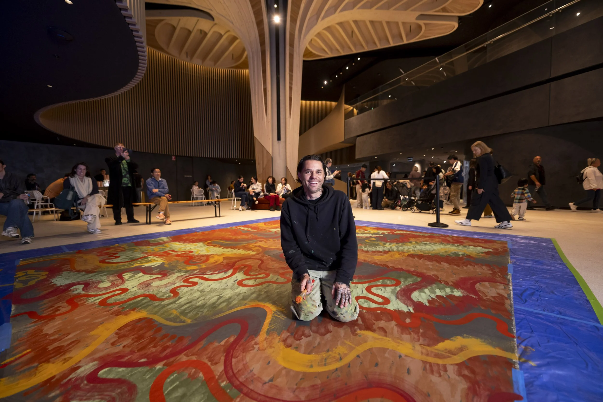 Barangaroo Live Artwork installation by ShauN Daniel Allen (Shal)
