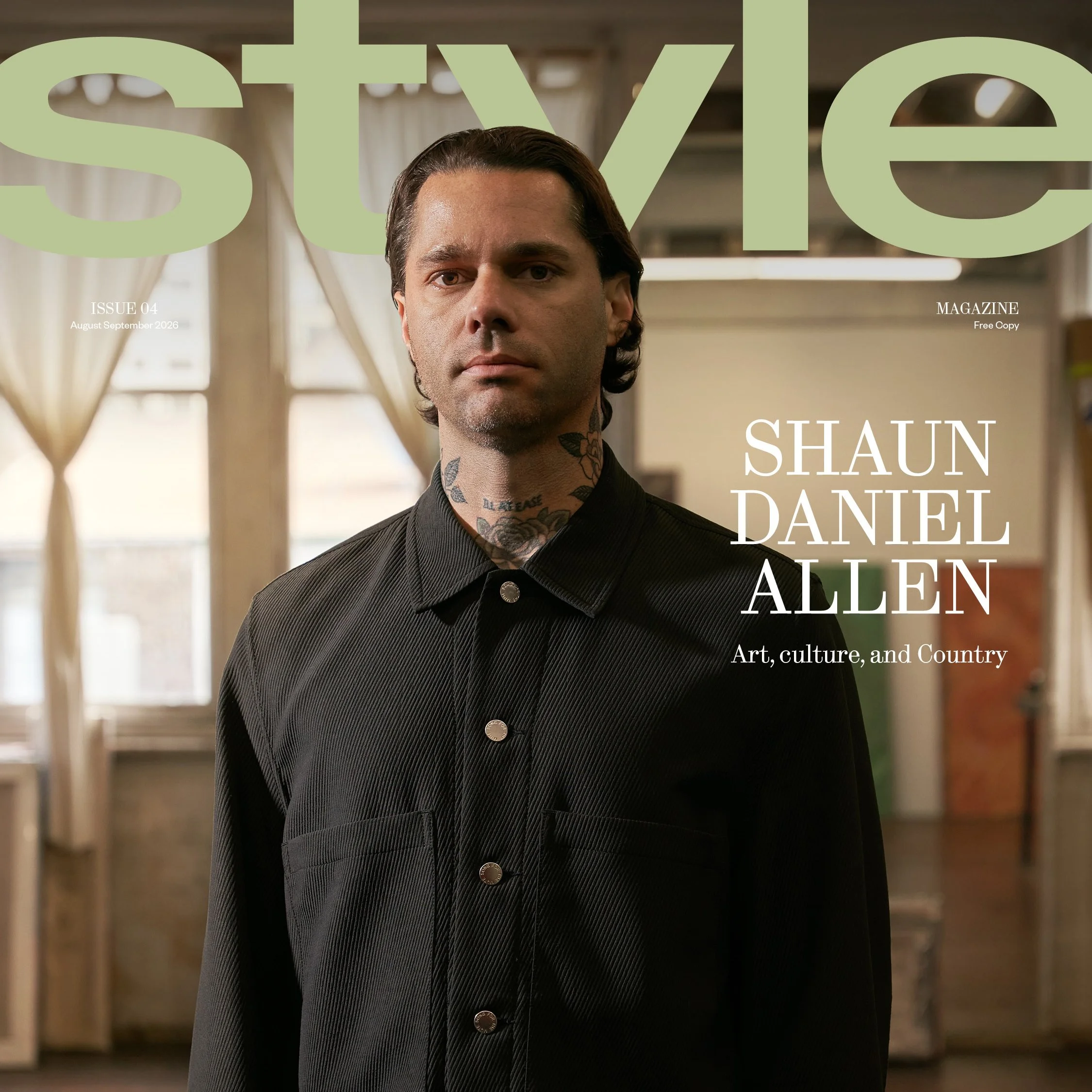 Shaun Daniel Allen (Shal) - Cover for Style Magazine Issue 4