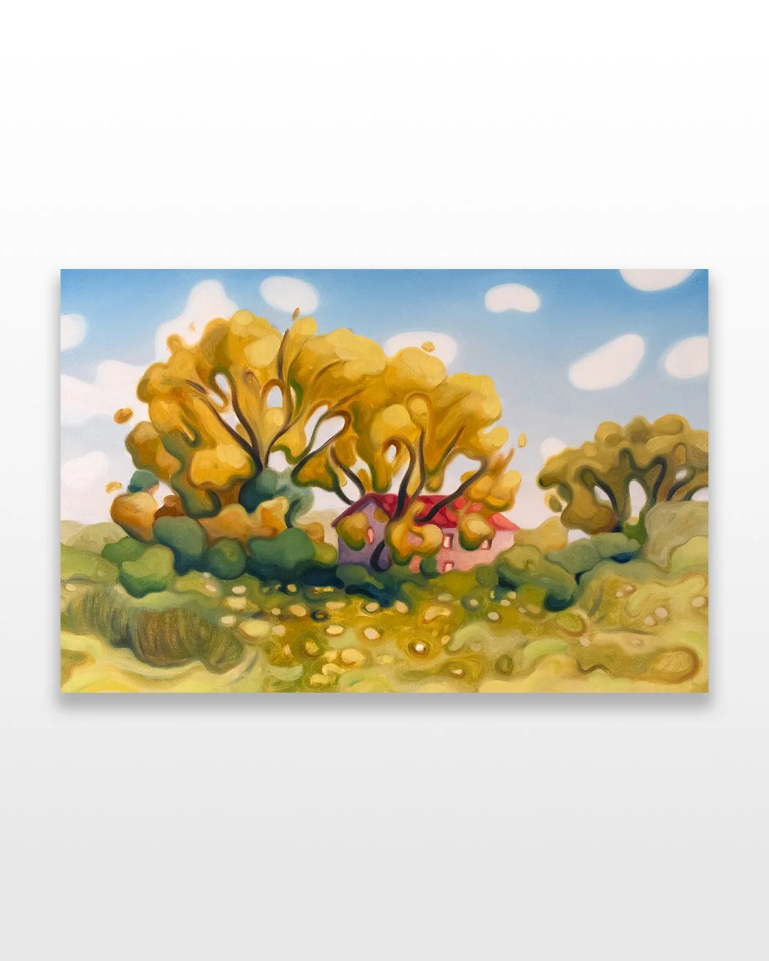 Max Berry 'Sunlit garden'. Original artwork
