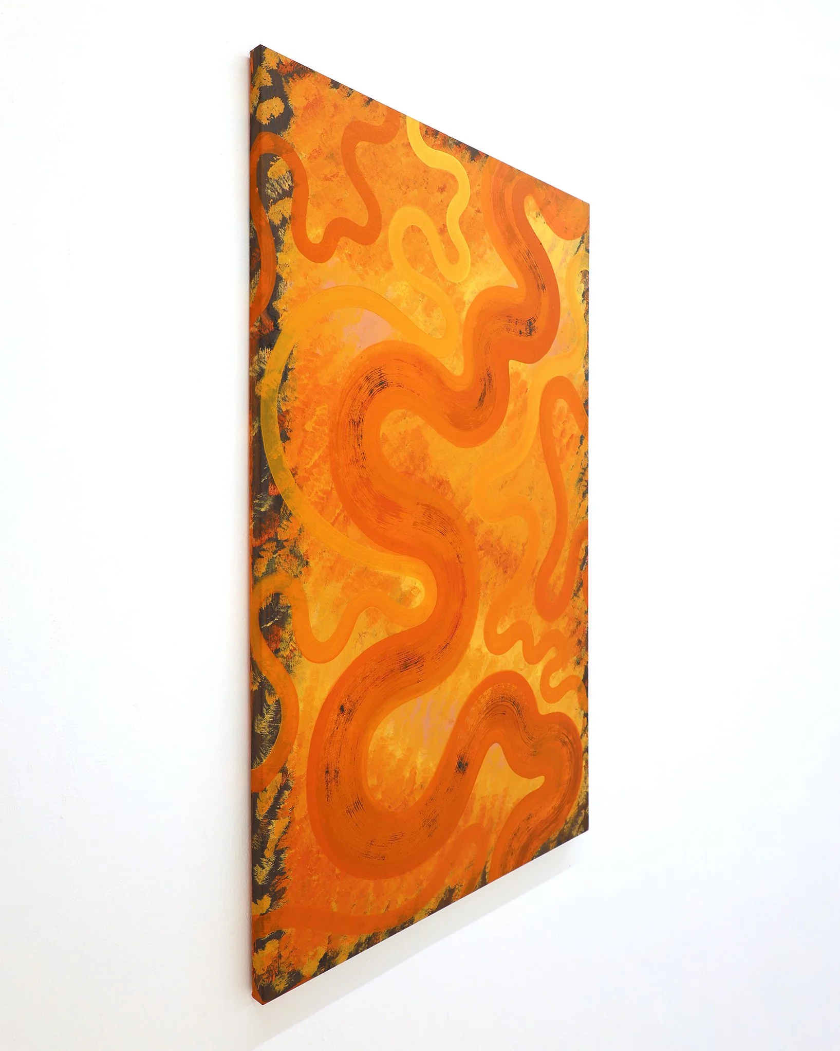 Shaun Daniel Allen (Shal) Between Lands 100cm x 160cm Orange L LHS 4x5IG.JPG