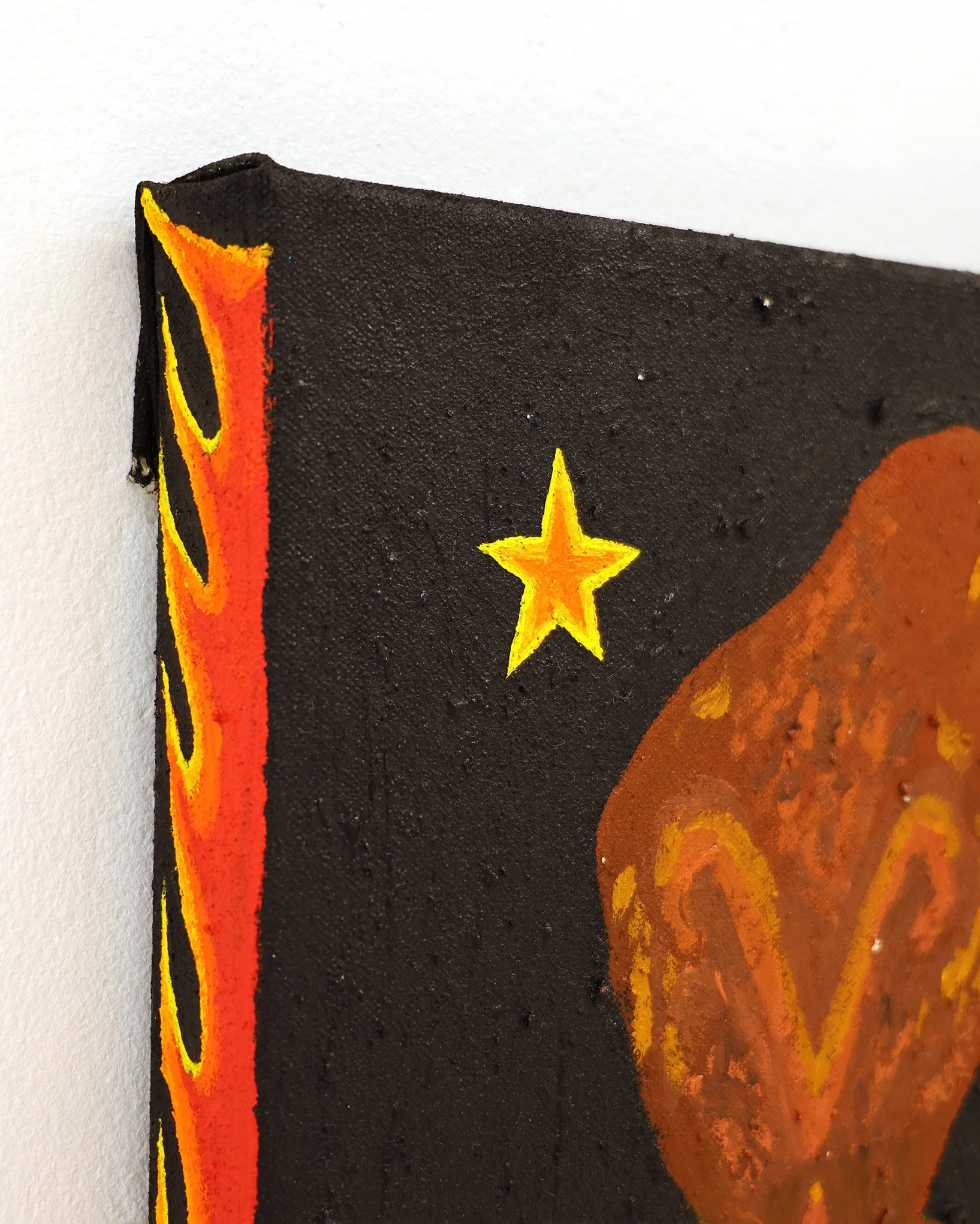 Alex Xerri Sannat 40cm x 55cm Acrylic and stone on canvas 2026 DETAIL.JPG