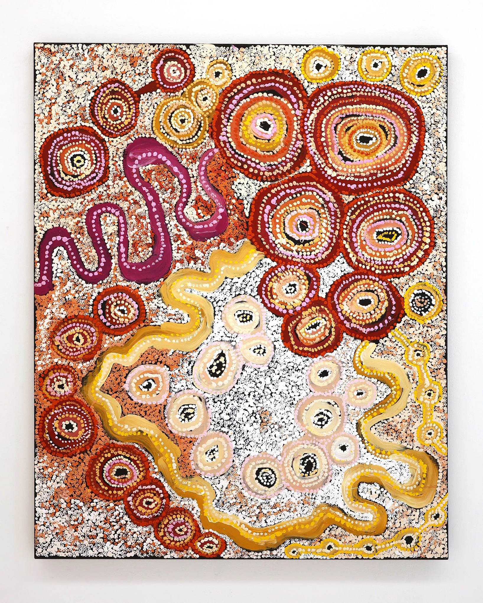 Rosalind Tjanyari 'Ngura Wiru (good country)'. Original artwork