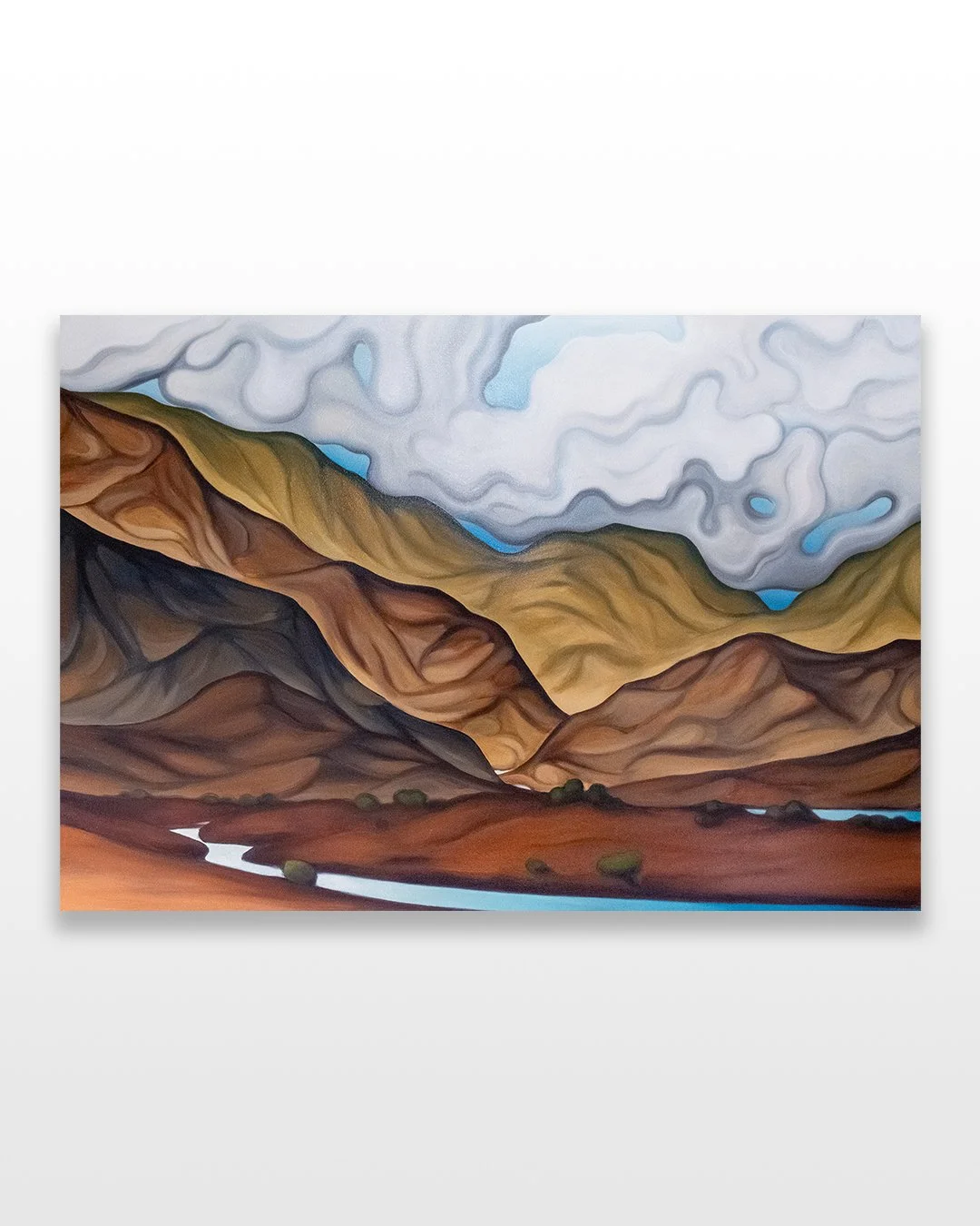 Max Berry 'Landscape Effect (the source)'. Original artwork