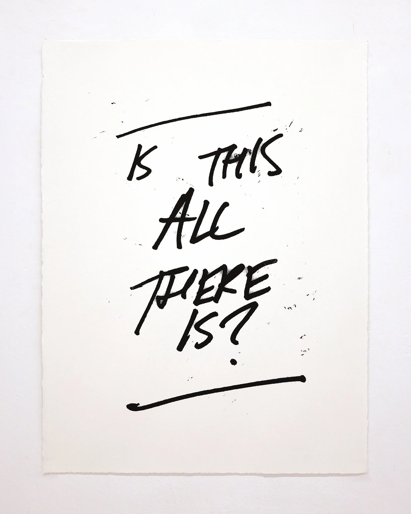 Chris Town 'IS THIS ALL THERE IS?' - Original Artwork