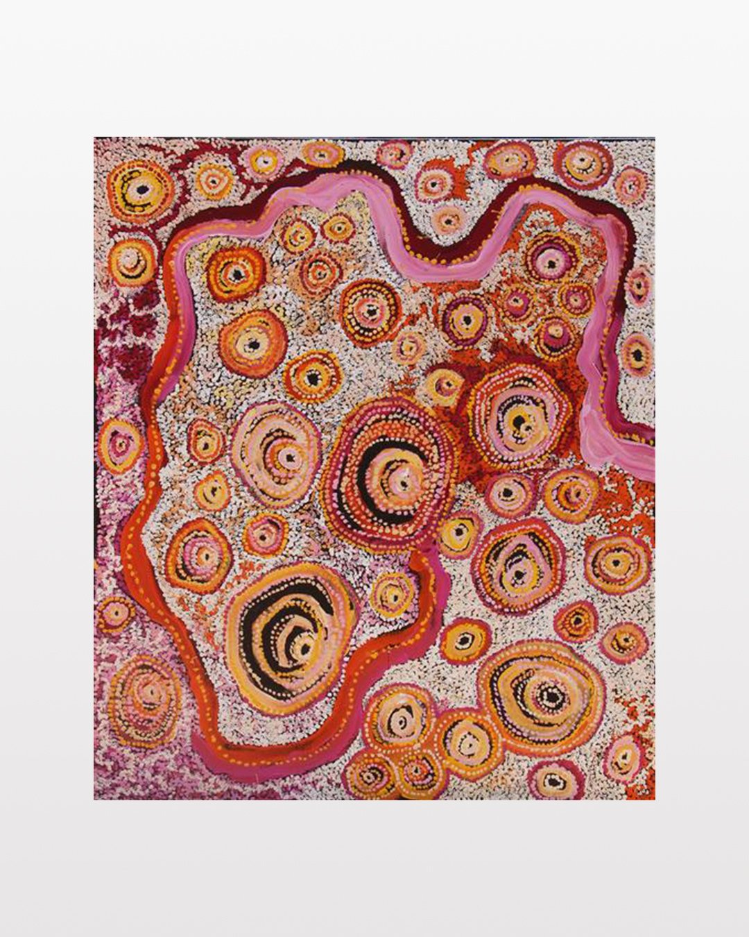 Rosalind Tjanyari 'Ngura Wiru (good country)'. Original artwork