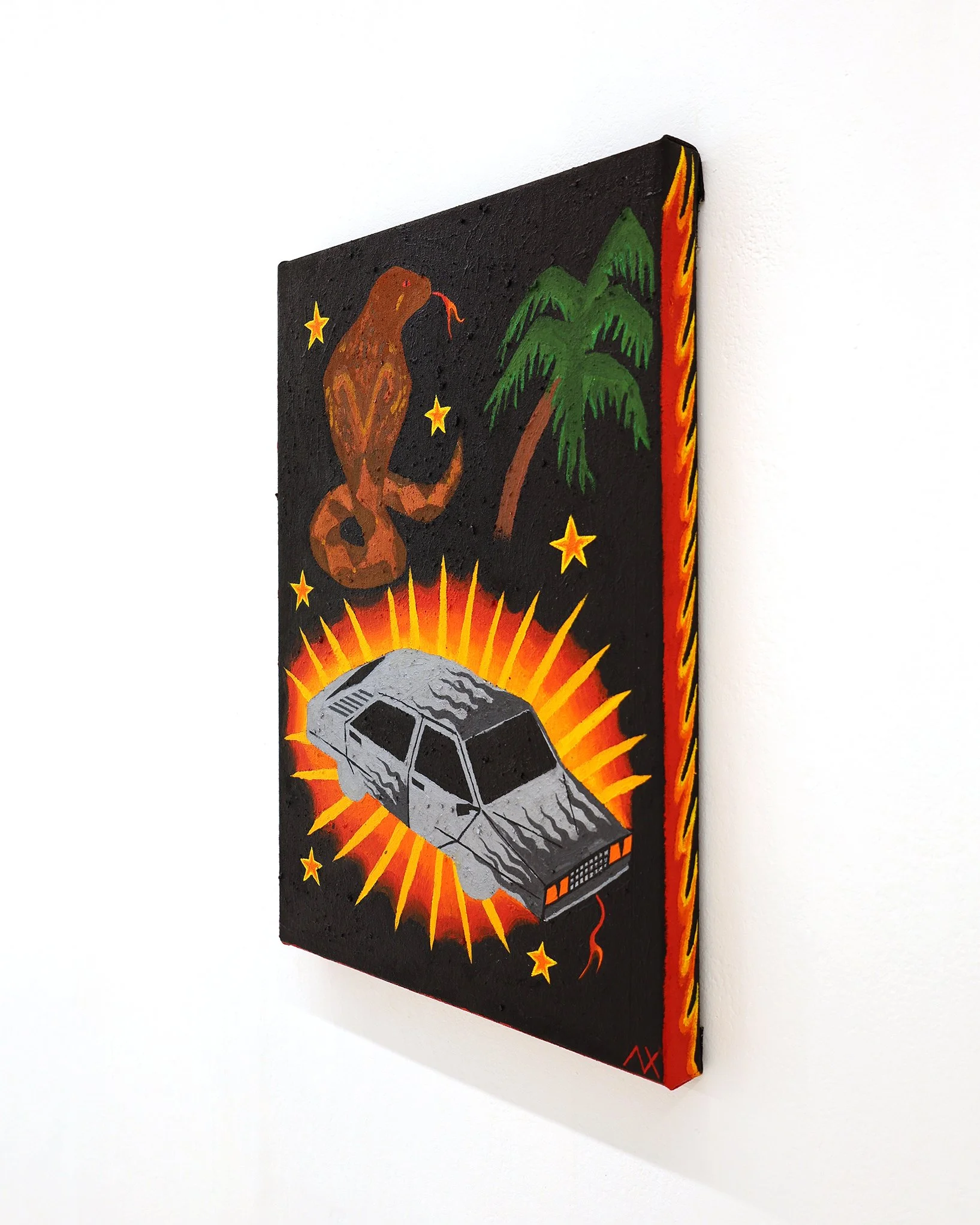 Alex Xerri Sannat 40cm x 55cm Acrylic and stone on canvas 2026 RHS.JPG