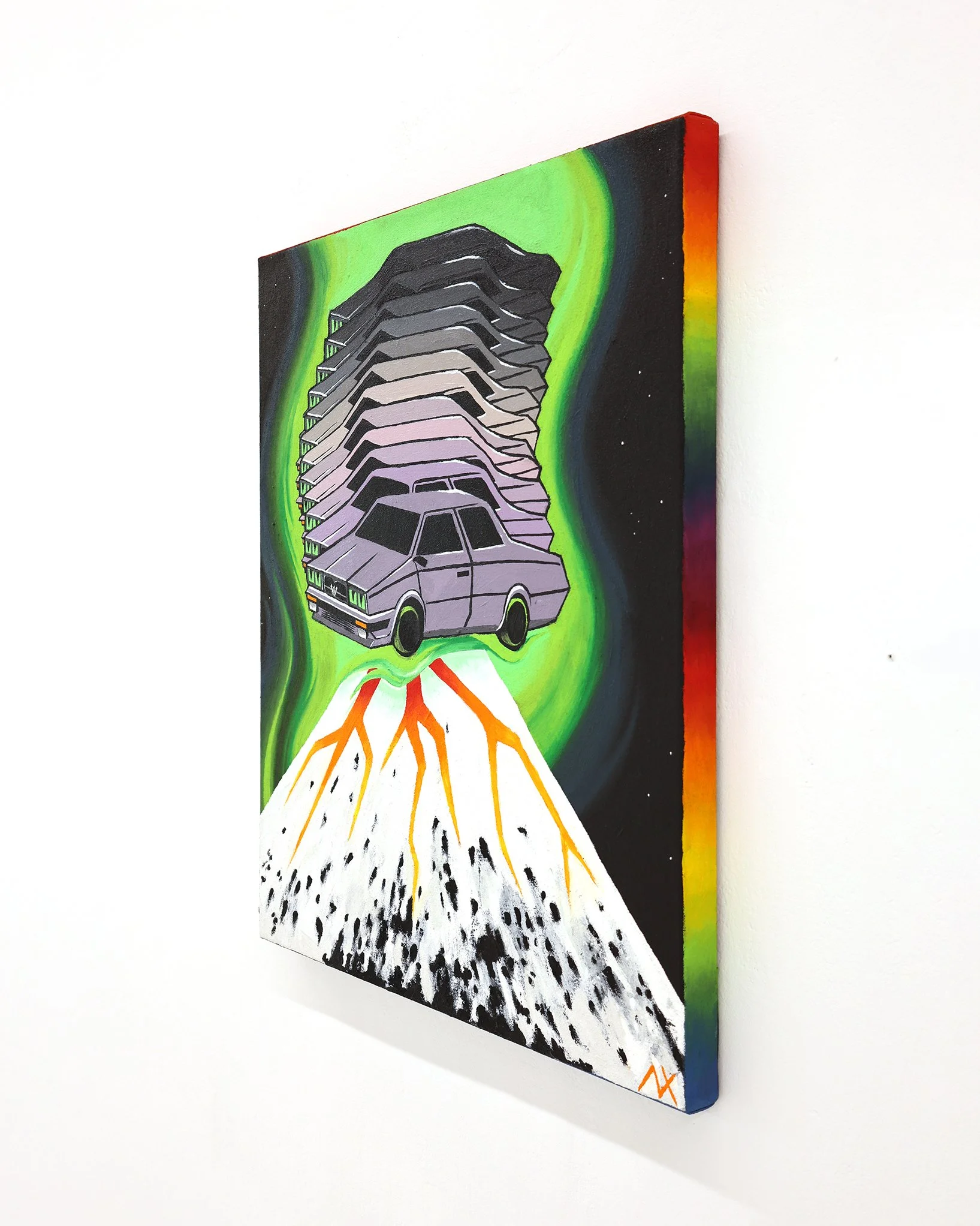 Alex Xerri Auroa Maserati 61cm x 76cm Acrylic and stone on canvas 2022 RHS.JPG