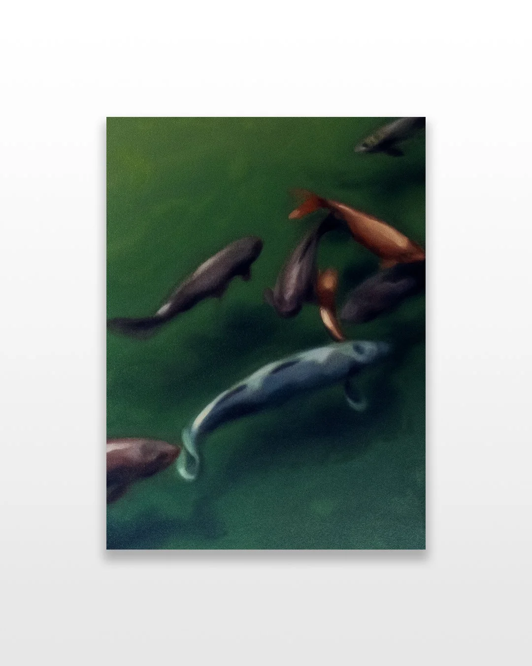 Max Berry 'Fishpond'. Original artwork