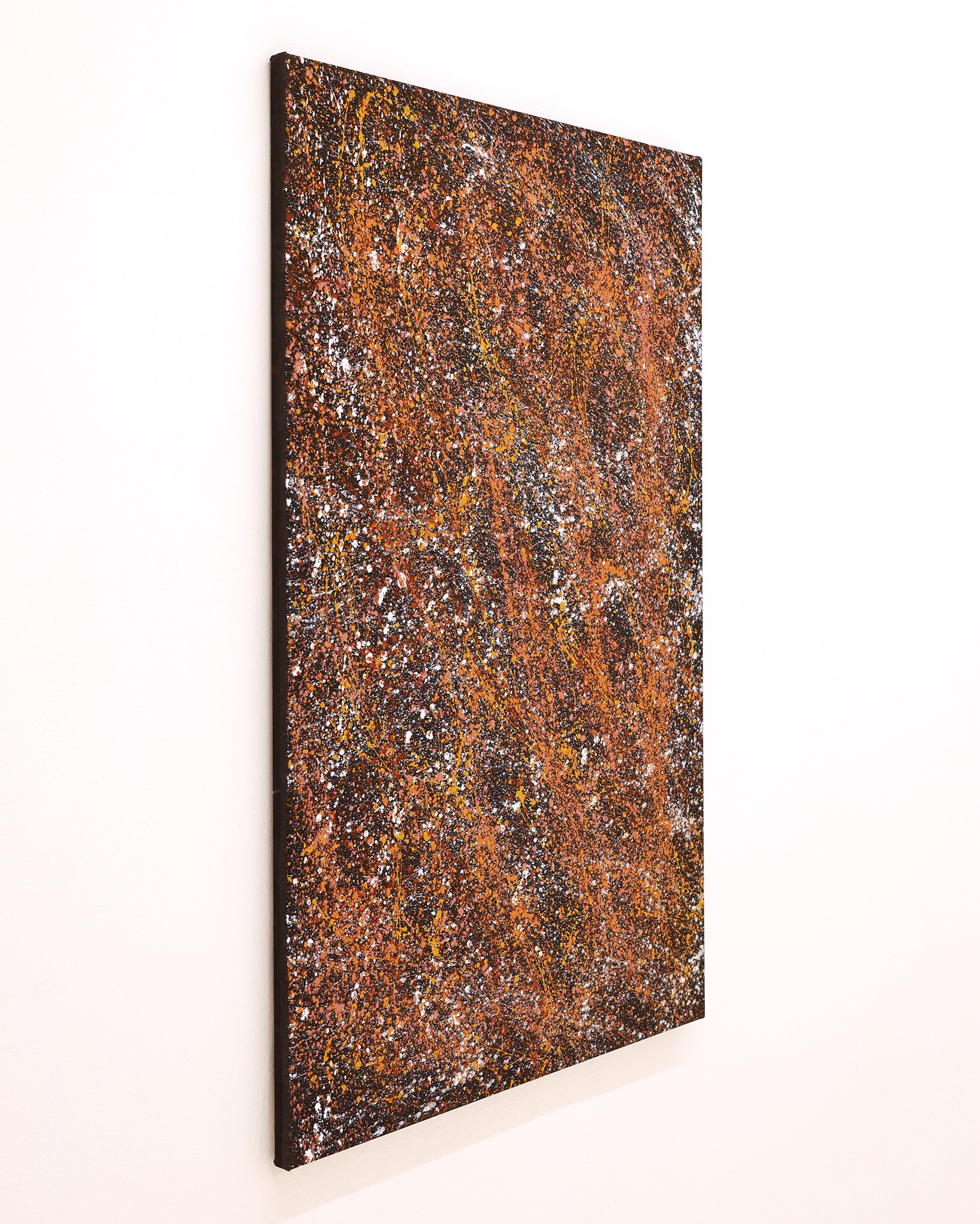 Declan Apuatimi Kumarrakini (Dry Season) ochre on canvas 120cm x 80cm Munupi Arts CAT26 - 4 LHS.JPG