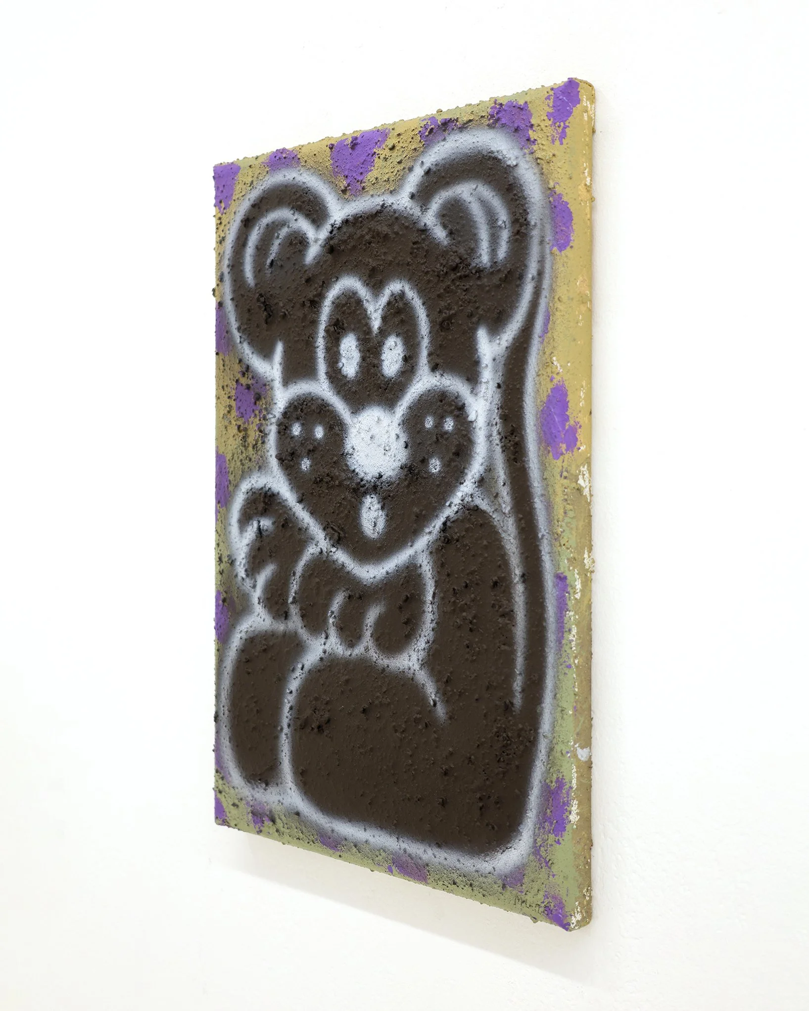 Mim Libro ‘Mouse (purple), 2026’ - mixed media on stretched cotton canvas - 26cm x 36cm - 2026 - RHS.JPG