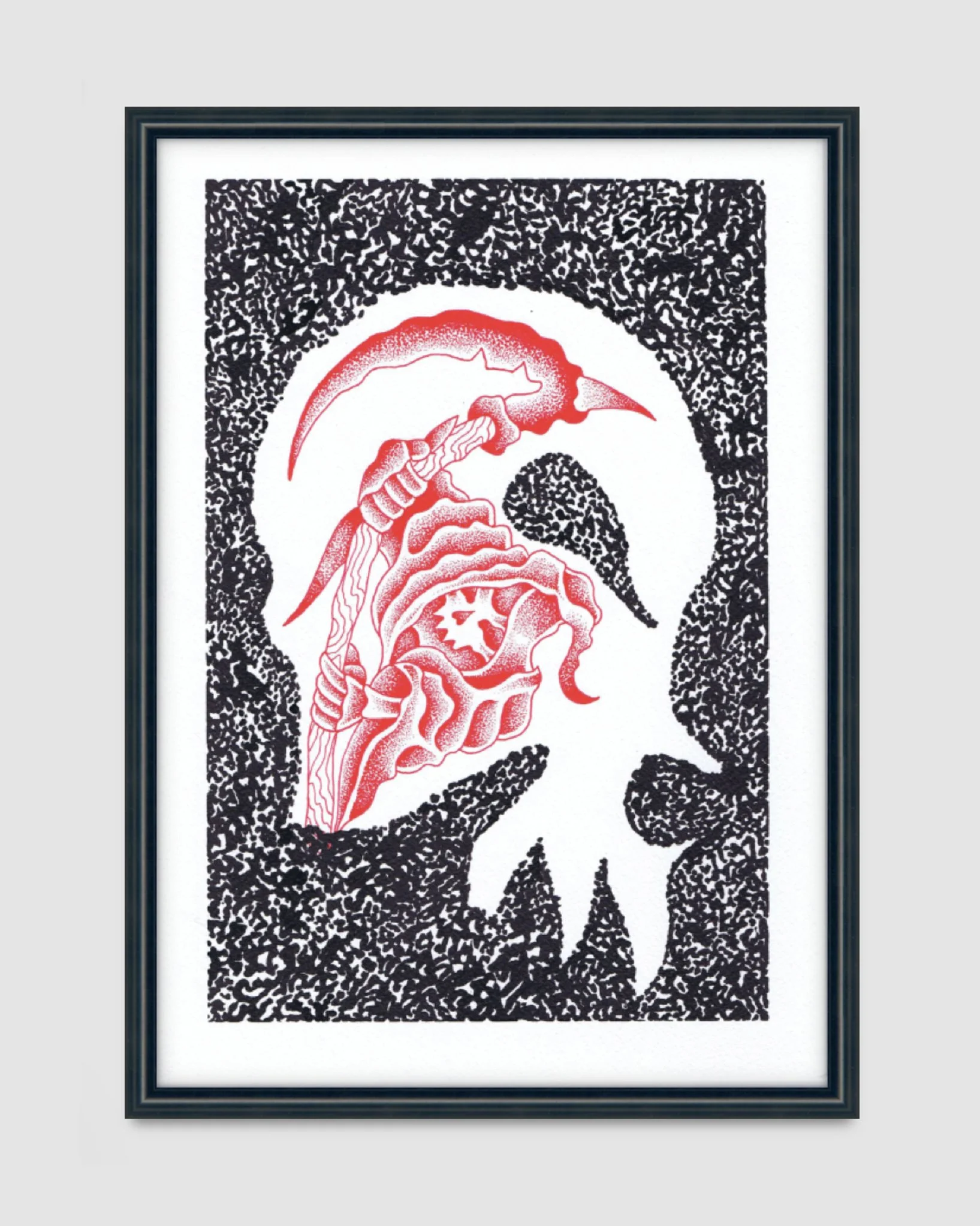 Reaper 1 SpiderXdeath A3 2025 SpiderXdeath A4 2025 FRAMED.jpg