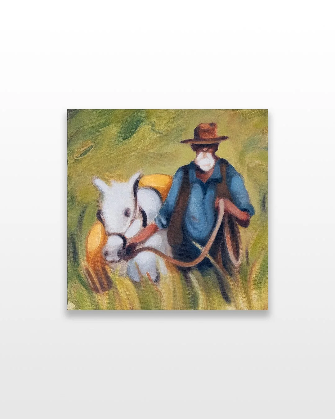 Max Berry 'Old man & pony'. Original artwork