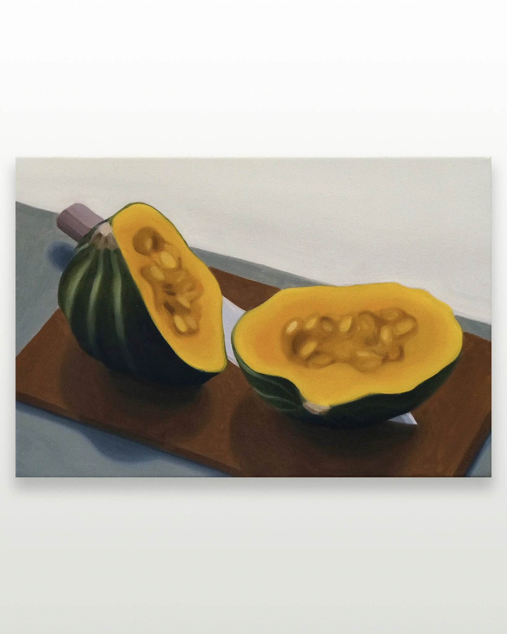 Max Berry 'Pumpkin in Half'. Original artwork
