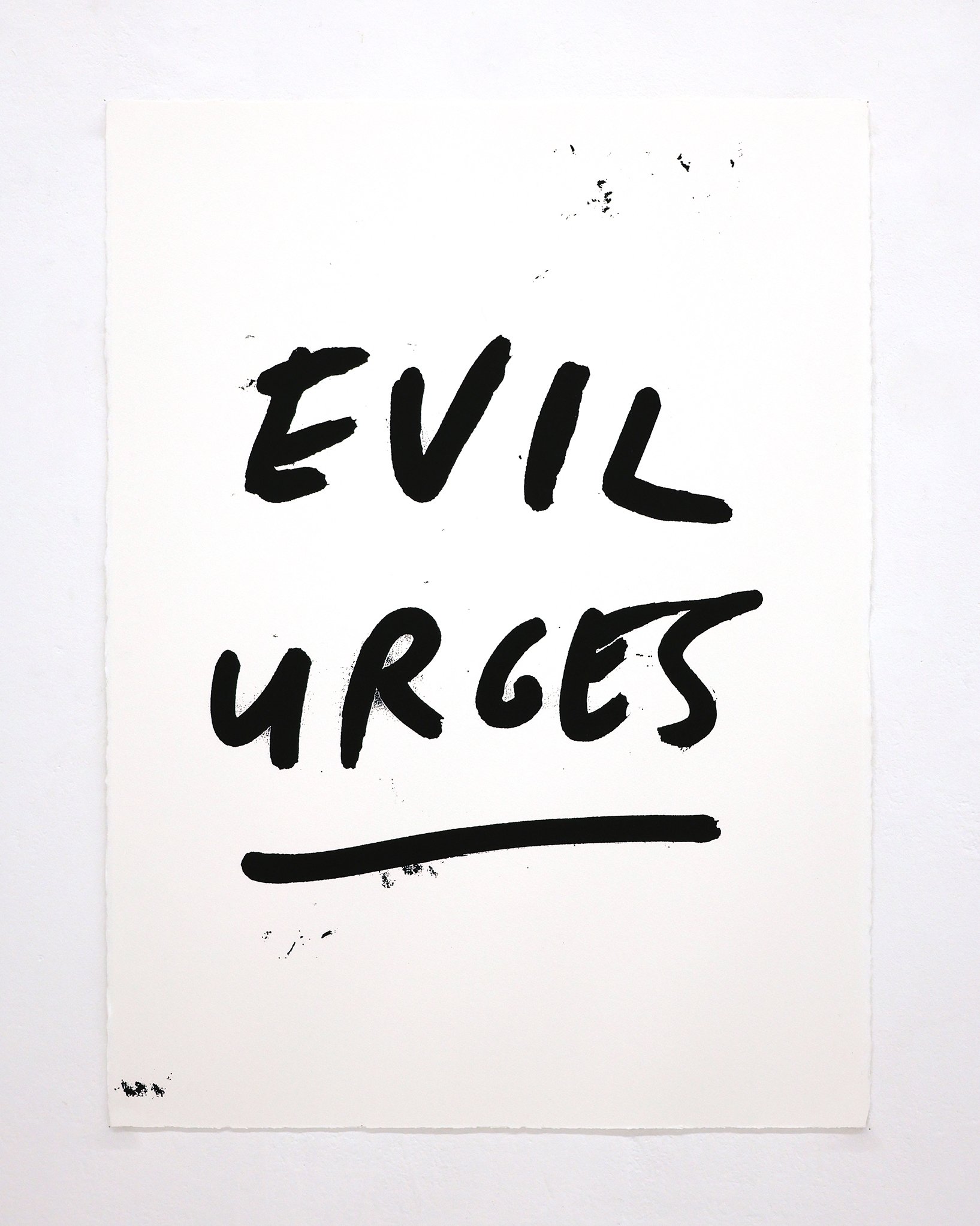 Chris Town 'EVIL URGES' - Original Artwork