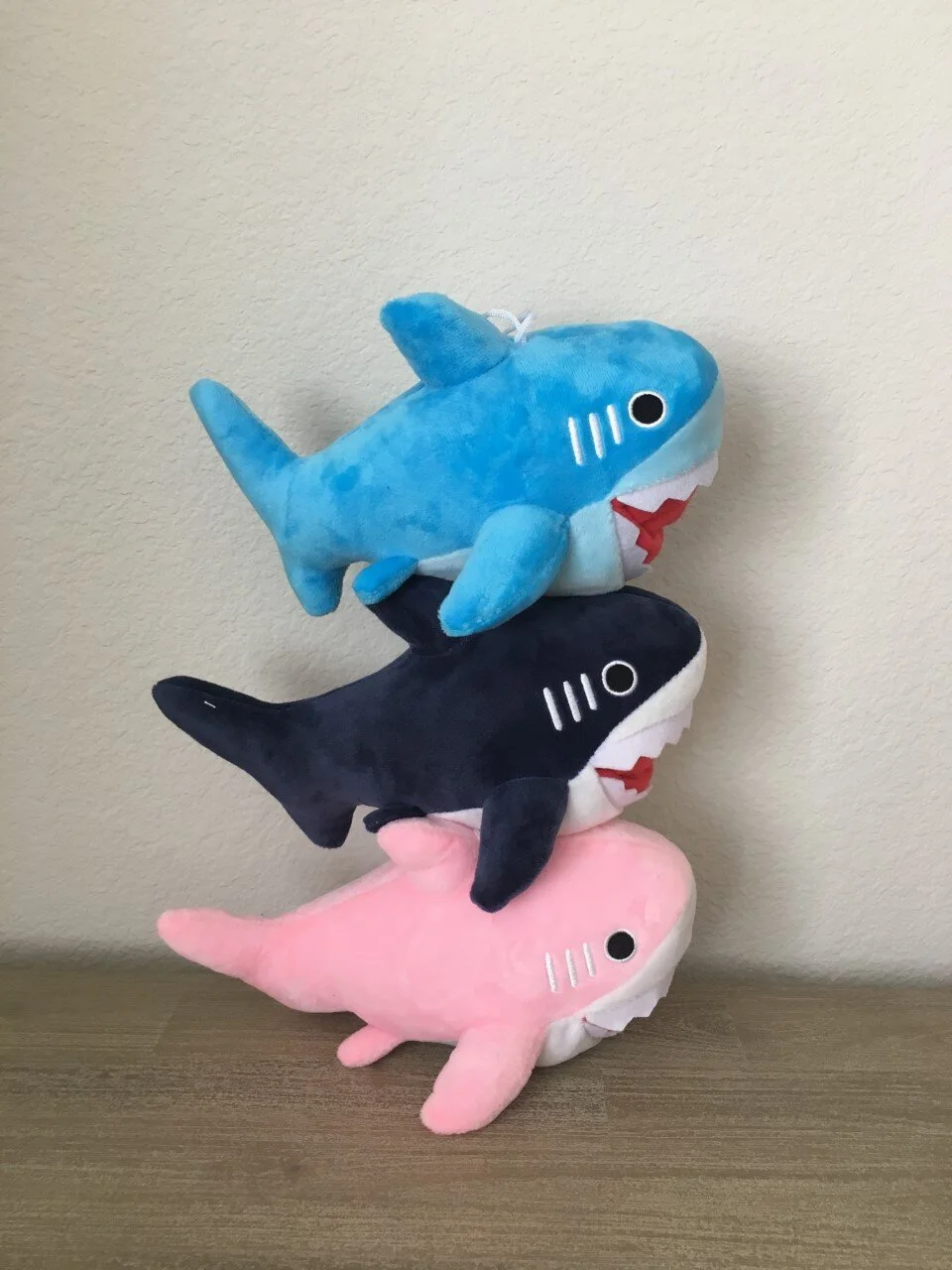 9" Happy / Angry Shark Plush