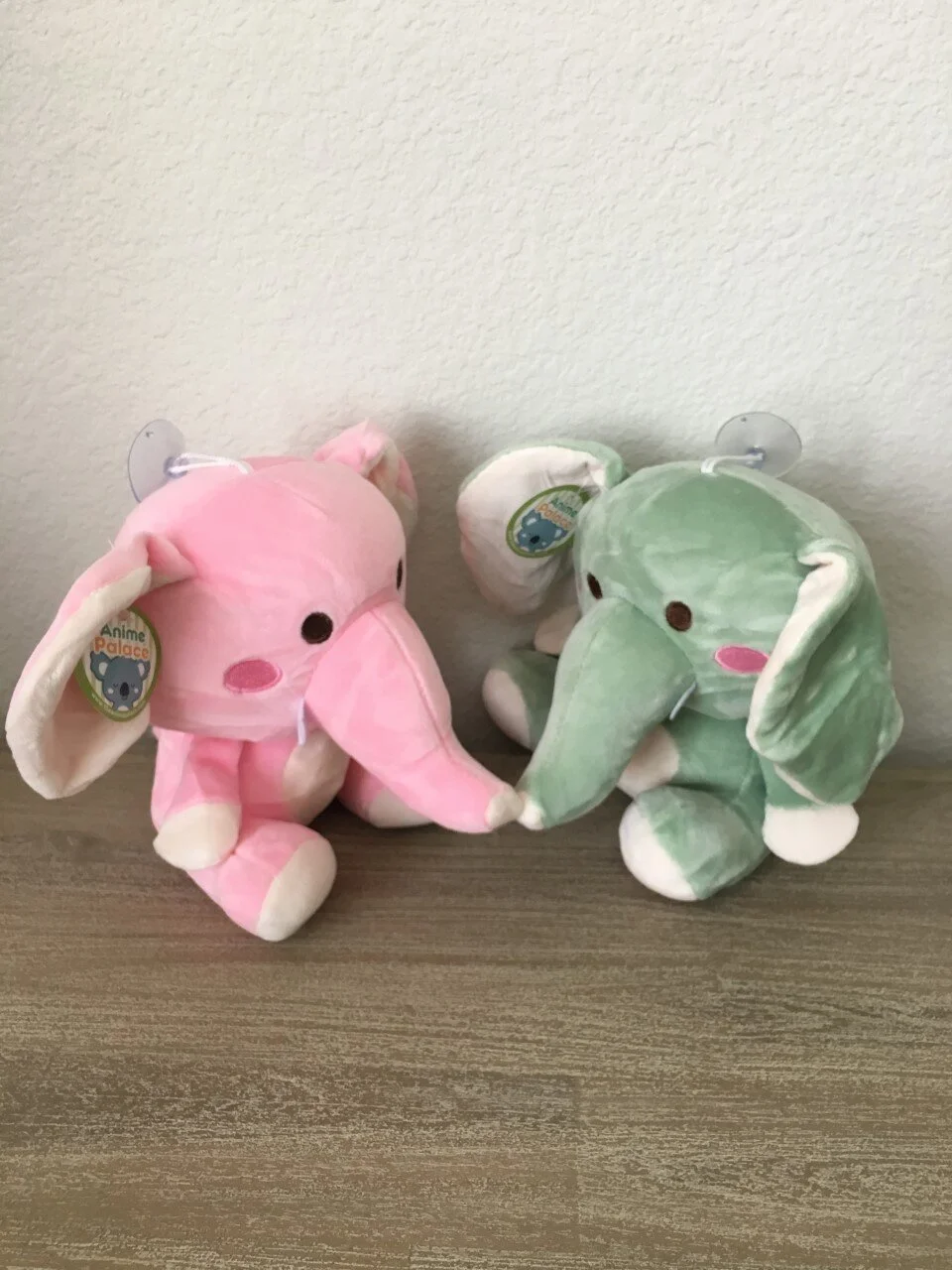 6" Q Squishy Baby Elephants Plush